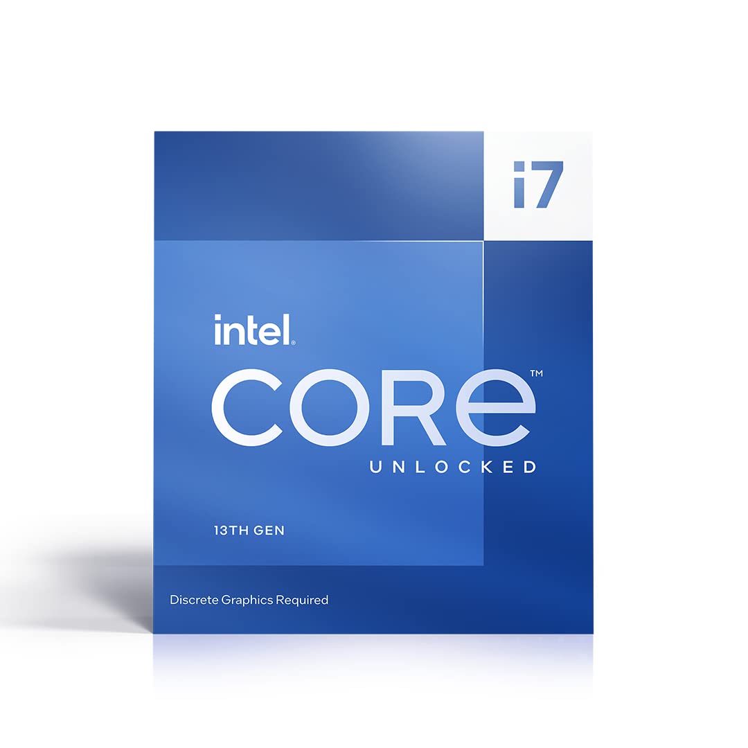 اینتل Core i713700KF با 16 هسته (8 هسته اصلی و 8 هسته ایجادی) با کادر است.