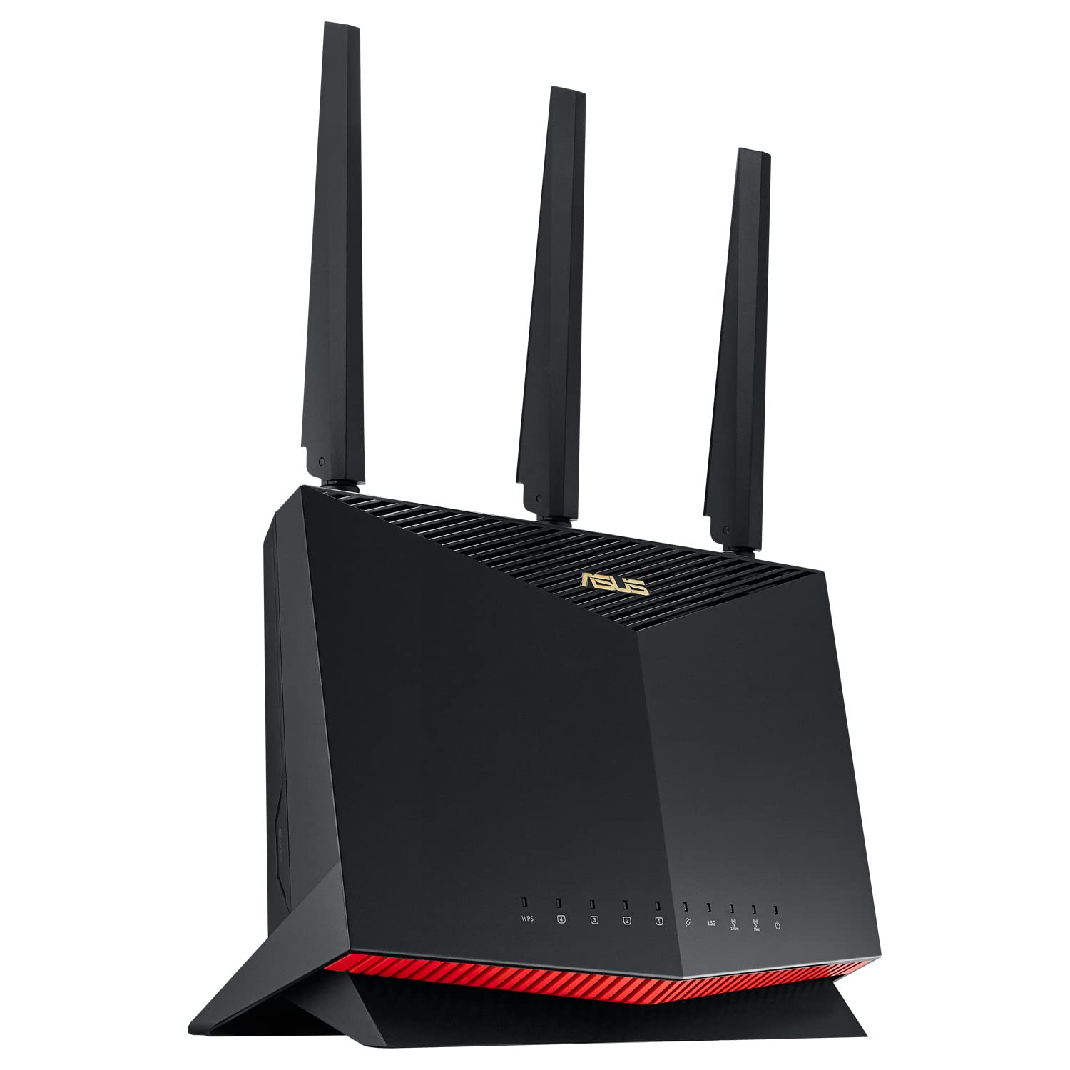 ASUS - روتر RT-AX86U Pro WiFi 6 دو بانده AX5700 با سرعت 5.700 مگابیت بر ثانیه 1 x WAN + 4 x LAN + 2 x USB 3.2