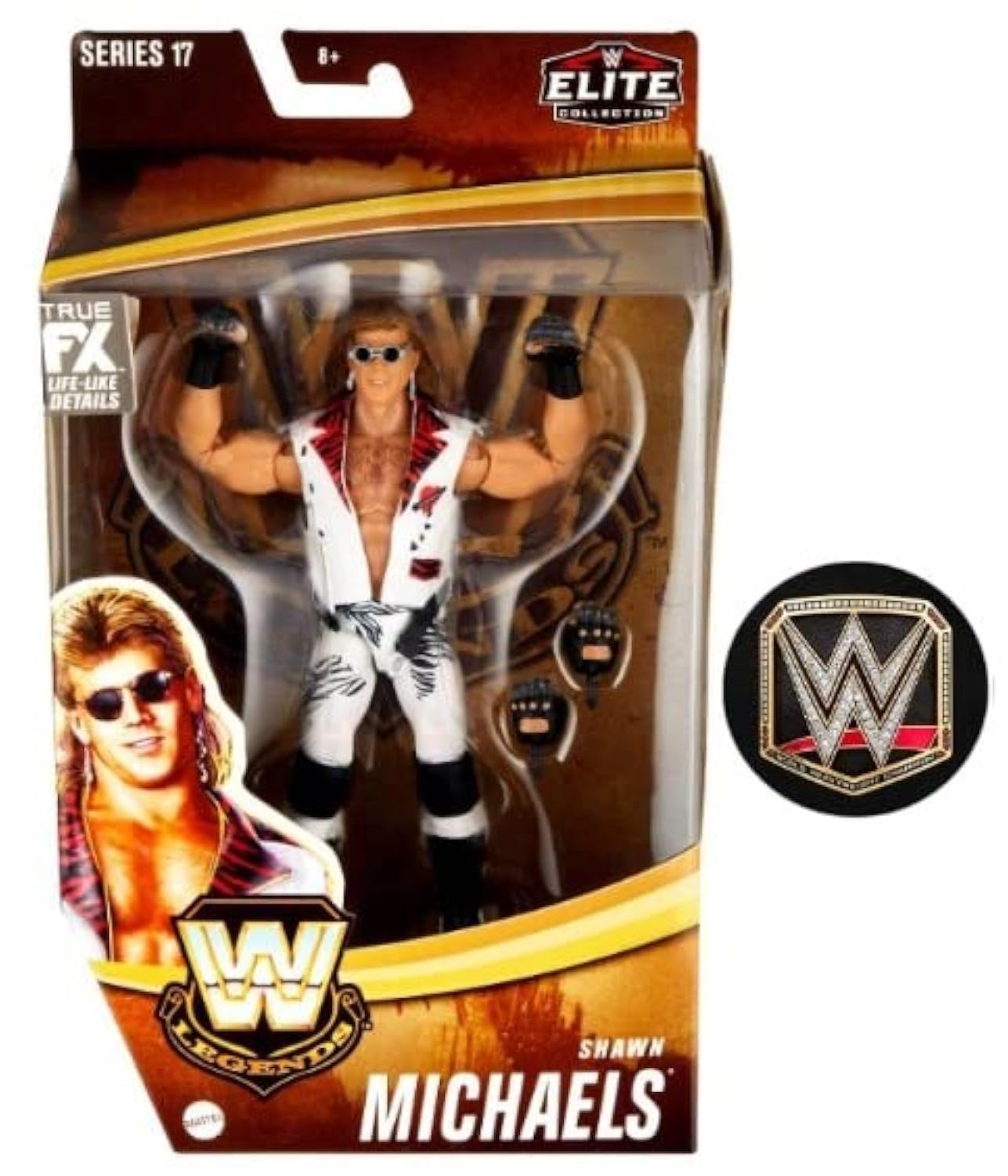 مجموعه افسانه‌های الیت WWE مجسمه انعطاف‌پذیر بازی اکشن 6 اینچی (شان مایکلز)