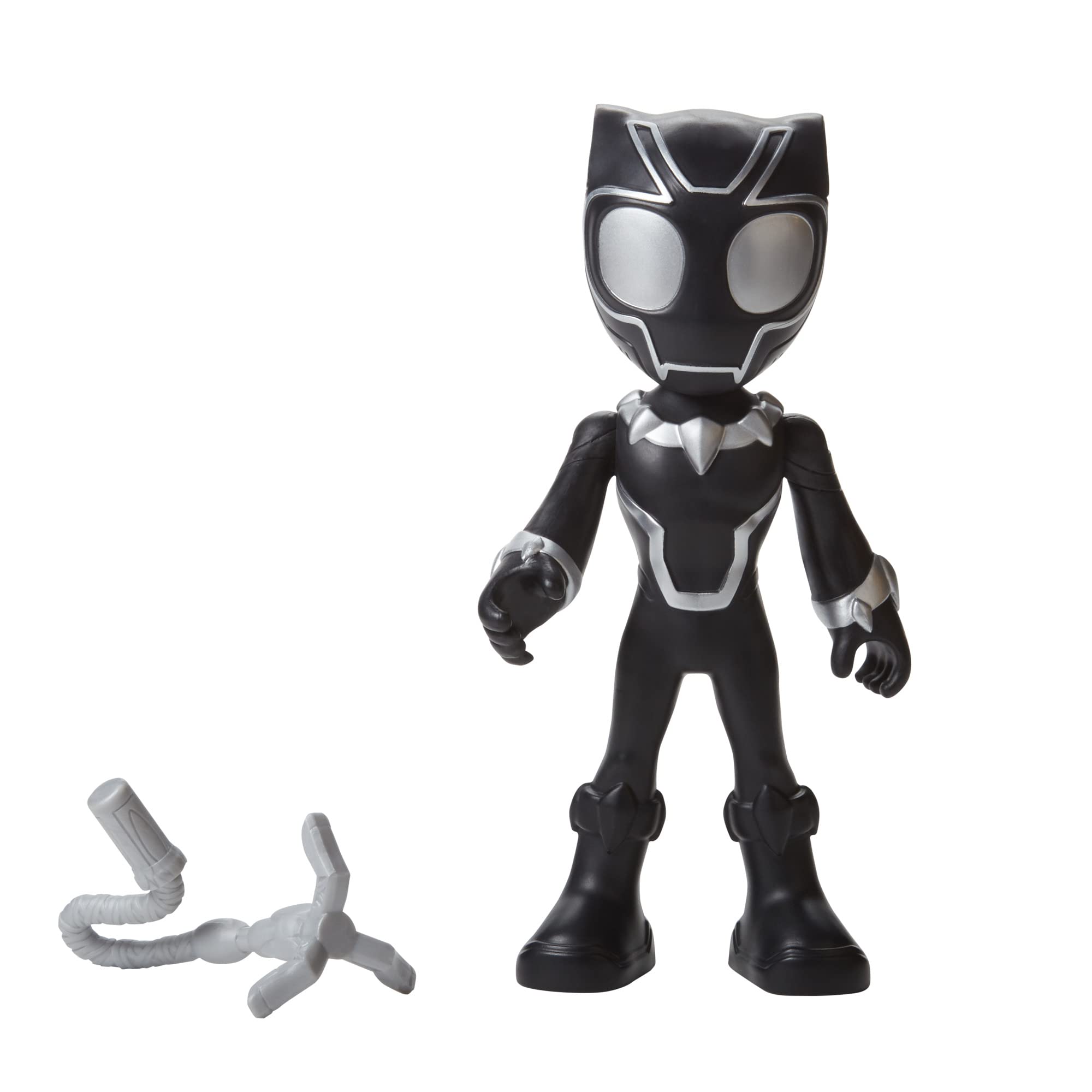 Hasbro Marvel Spidey و دوستان شگفت‌انگیزش ابرانداز یاواز پلیسه پانتر سیاه 9 اینچ, اسباب بازی های مهد کودک, اسباب بازی های ابرقهرمان برای پسران و دختران 3 ساله و بالاتر مدرن