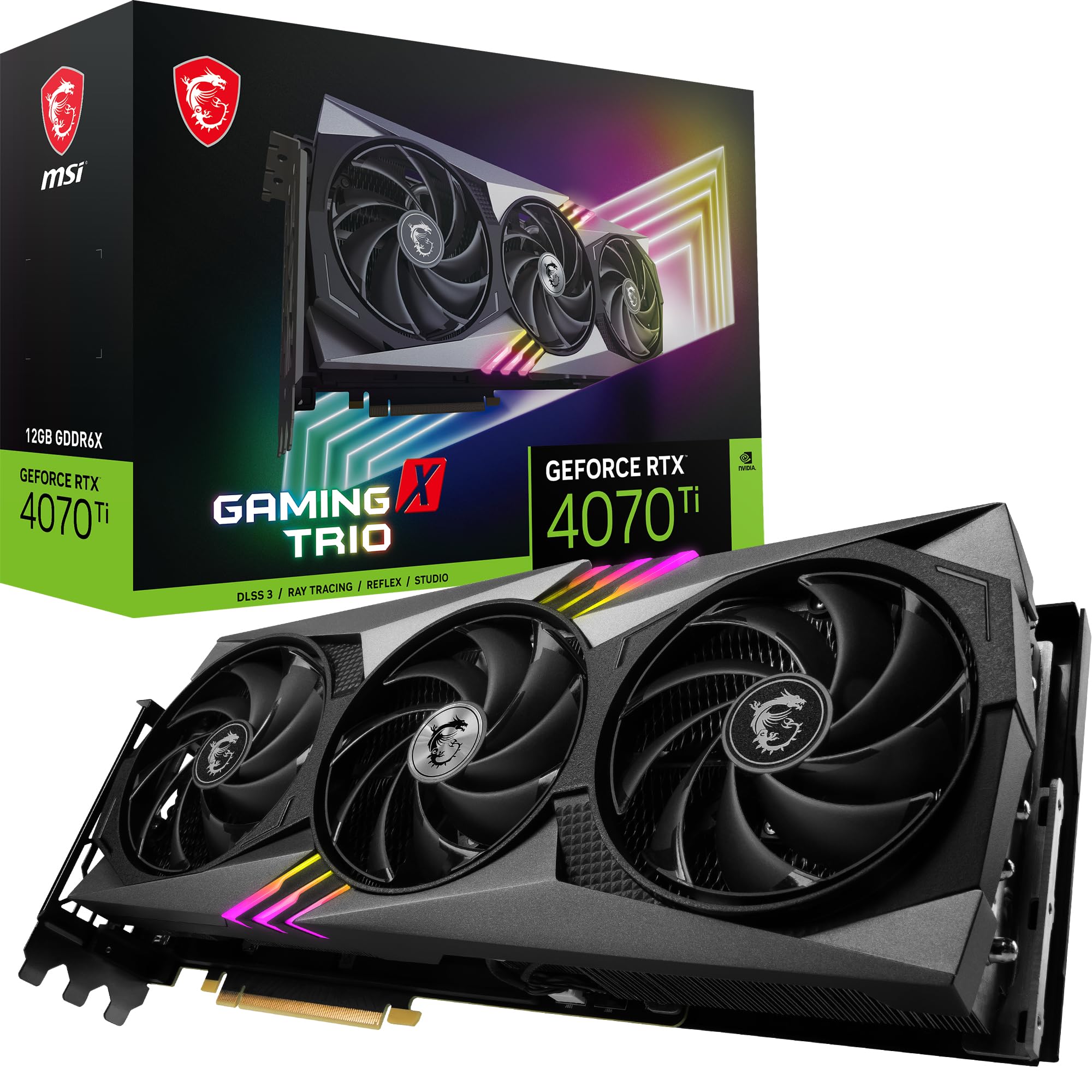 MSI GeForce RTX 4070 Ti GAMING X TRIO 12GB را ترجمه کردم.