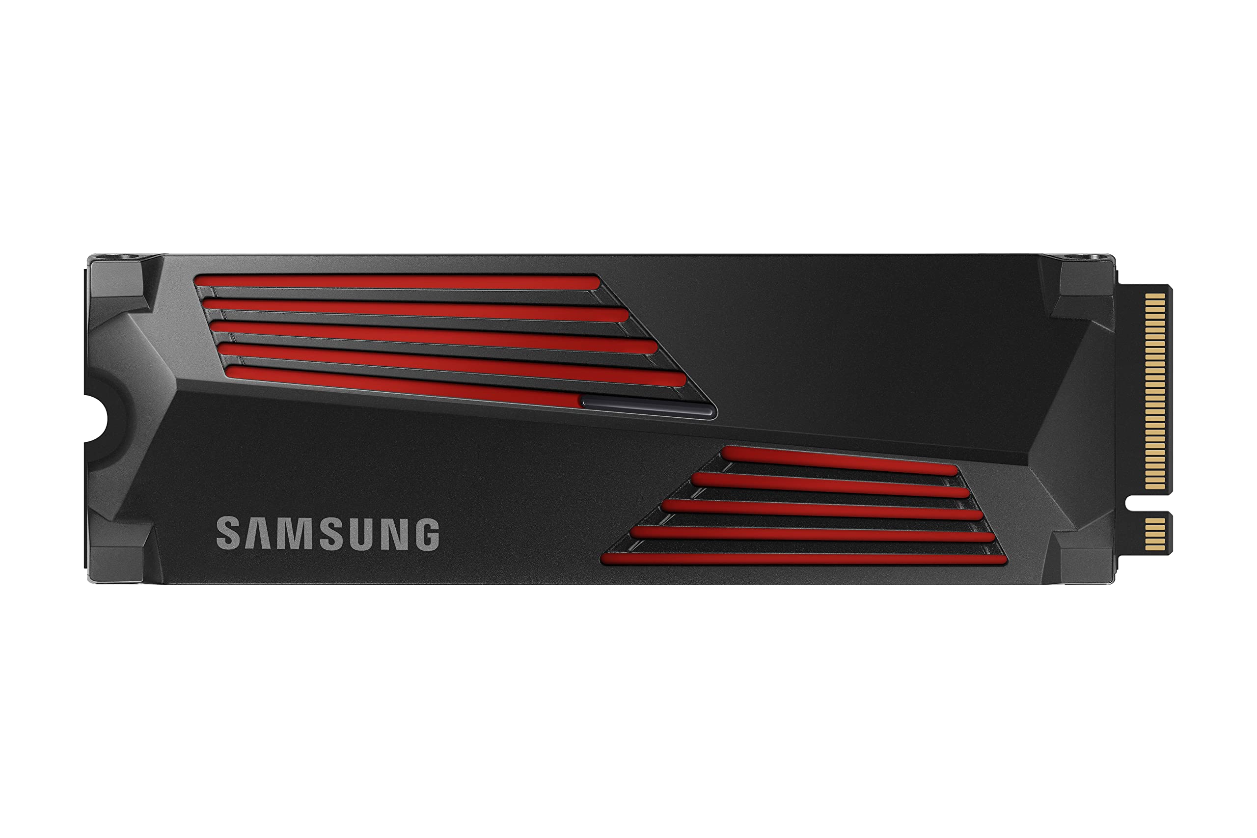 سامسونگ ۹۹۰ پرو با هیت‌سینک دارای ظرفیت 2 ترابایت، SSD PCIe 4.0 M.2 درایو جامد داخلی با سرعت خواندن تا ۷،۴۵۰ مگابایت بر ثانیه، و نوشتن تا ۶،۹۰۰ مگابایت بر ثانیه با هیت‌سینک MZ-V9P2T0CW ۹۹۰ پرو با هیت‌سینک 2 ترابایت