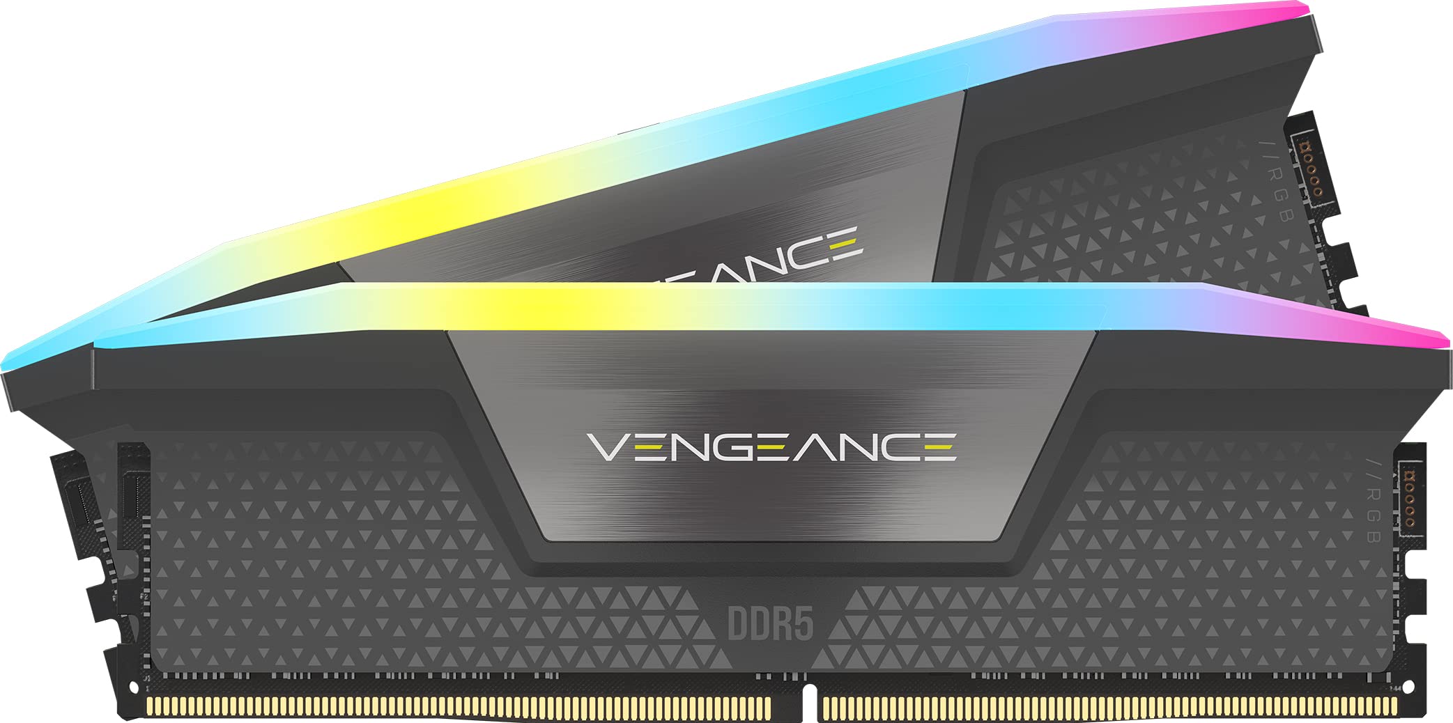 کورسیر ونجنس RGB DDR5 32GB (2x16GB) DDR5 5200 CL40-40-40-77 1.25V AMD اکسپو و اینتل ایکس‌ام‌پی - خاکستری