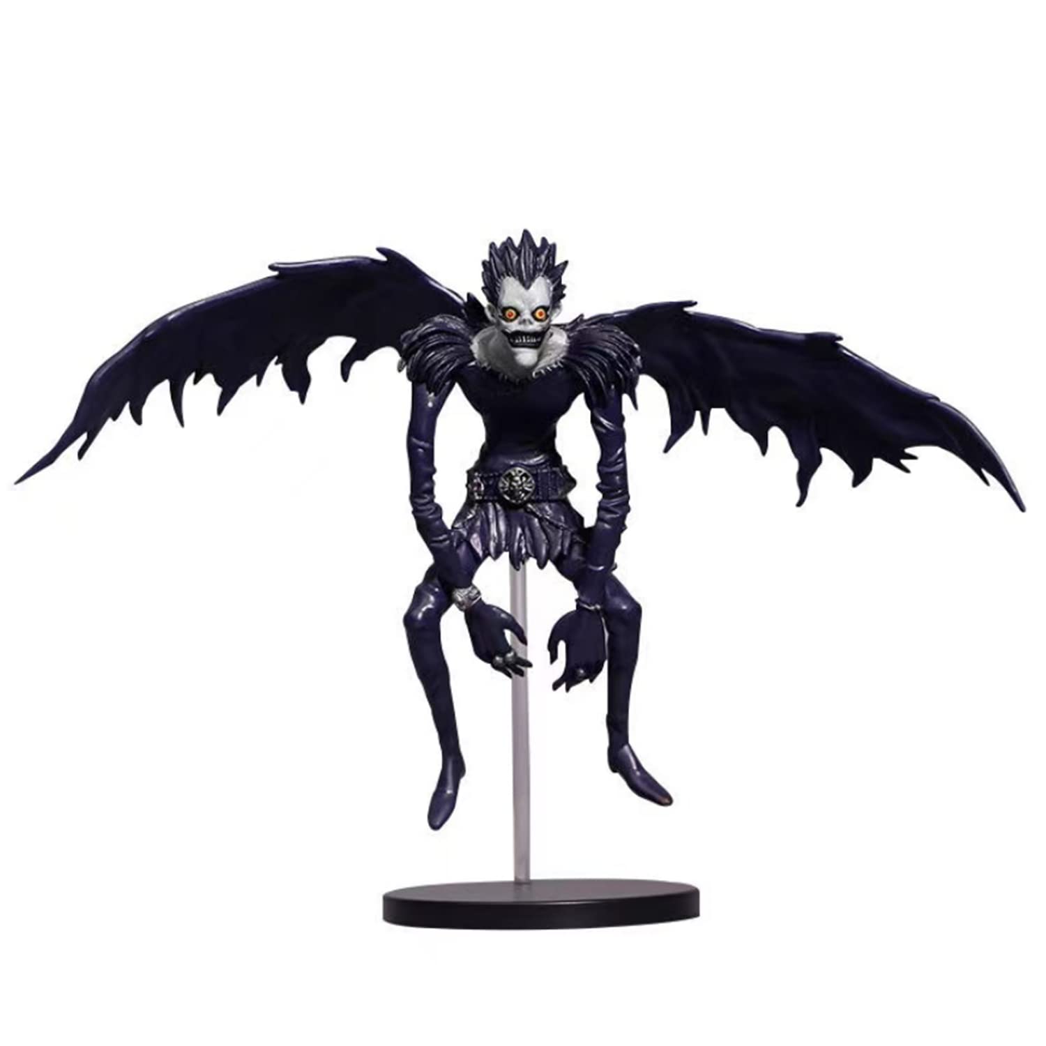مجسمه‌های انیمه Death Note از برند SKEIDO با اندازه 23 سانتی‌متری شامل شخصیت‌های Ryuk و Rem، از جنس PVC و برای جمع‌آوری به عنوان یک اسباب‌بازی فیلم برای پسران مناسب است.