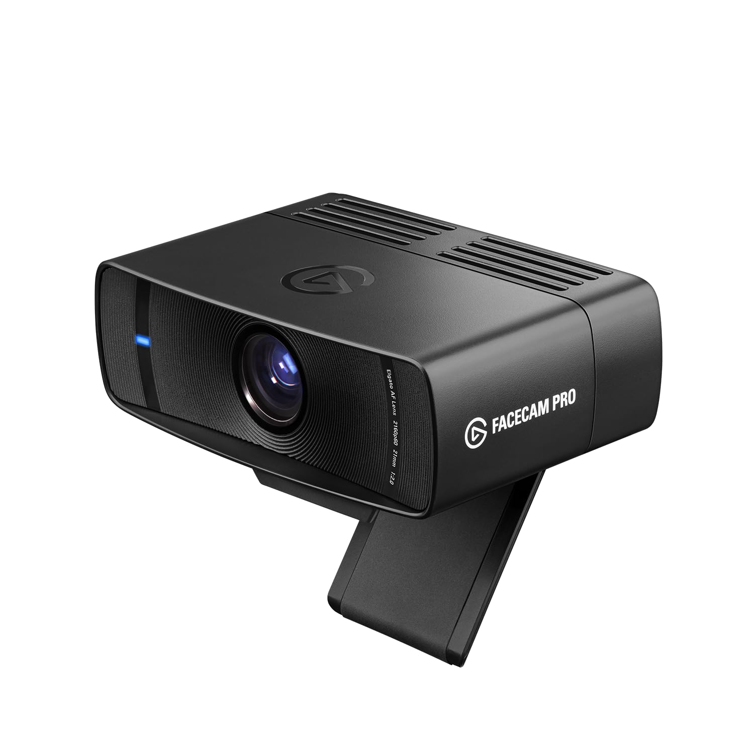 دوربین وب الگاتو فیس‌کم پرو، واقعی 4K60 Ultra HD برای استریم زنده، بازی، تماس‌های ویدیویی، سنسور سونی، تنظیم نور پیشرفته، کنترل استایل دی‌اس‌ال‌آر، زاویه دید گسترده، سازگار با OBS، Teams، Zoom، وبکم Facecam Pro برای کامپیوتر/مکینتاش.