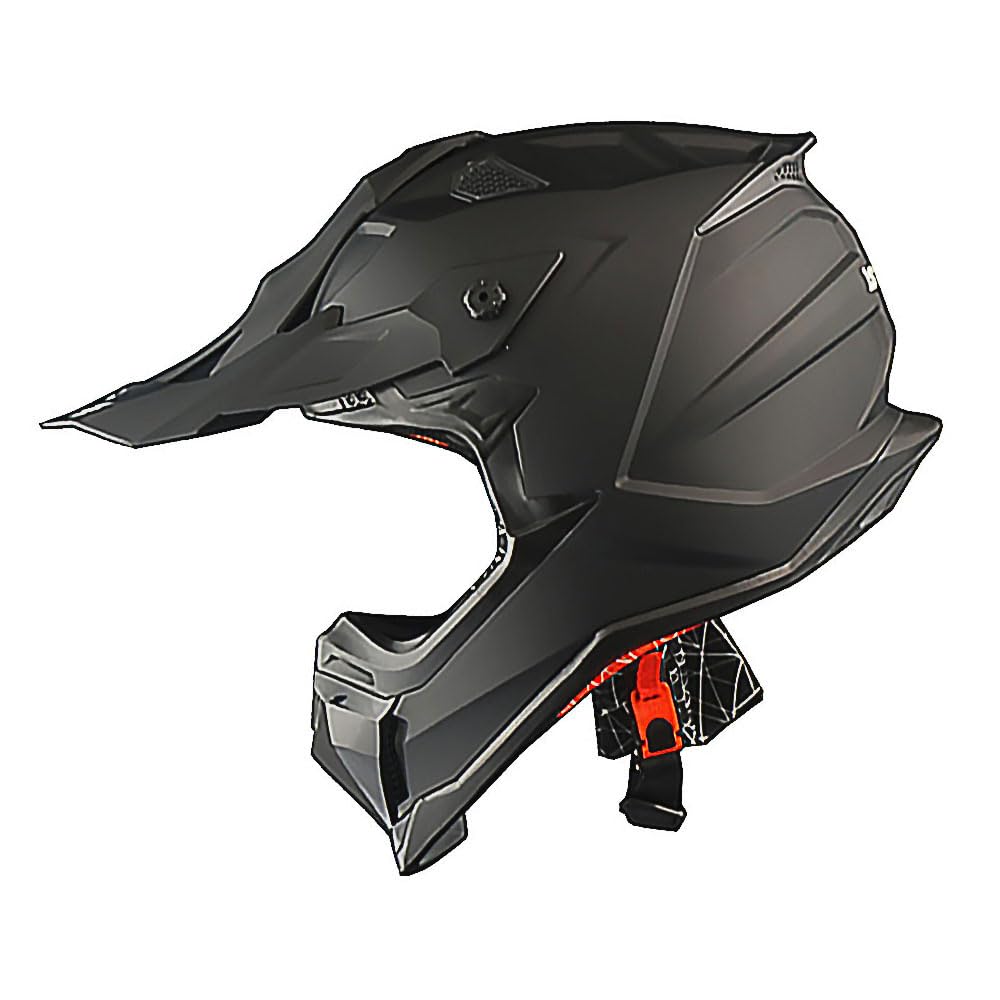 کلاه موتورسواری بزرگسال 1Storm ATV Dirt Bike BMX MX Downhill Mountain Helmet Track Style JH601؛ مشکی مات