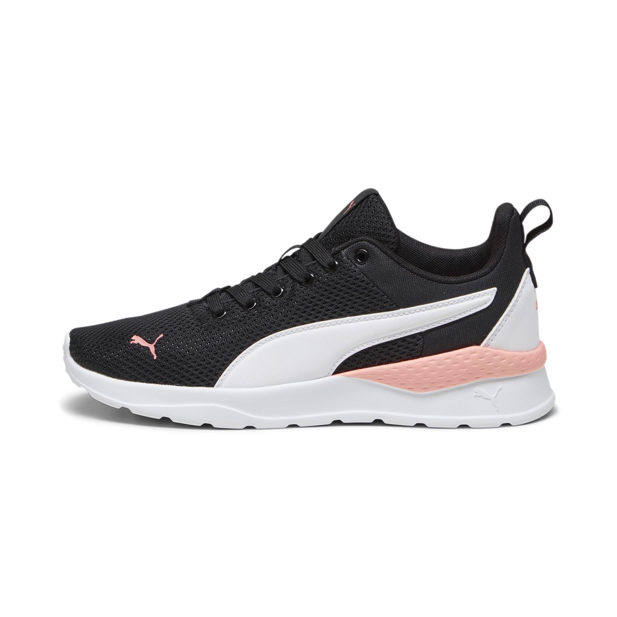 PUMA Mens Anzarun Lite Sneakers 40 EU Puma Black-Puma White-Peach Smoothie