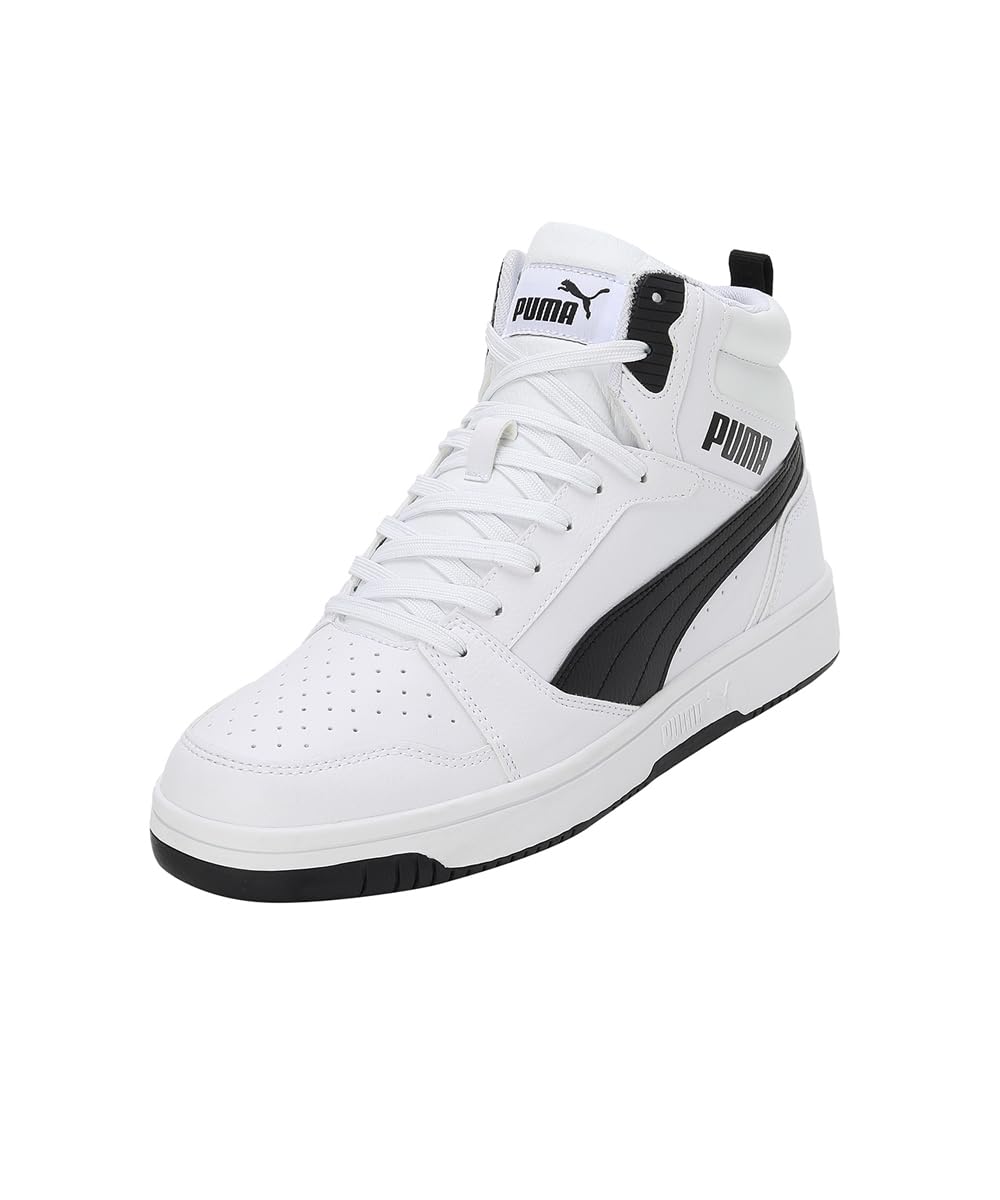 PUMA Rebound V6 — کفش ورزشی یونی‌سکس، سایز ۴۱ (EU)، رنگ‌ها: Puma White و Puma Black