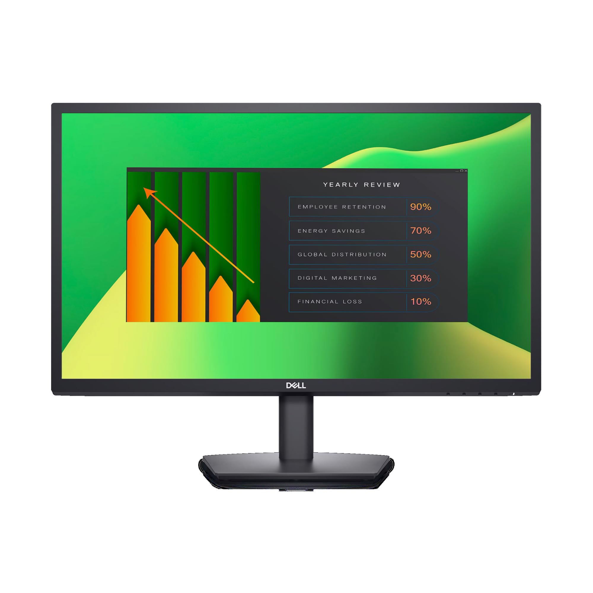 مانیتور کسب و کار FHD Dell E2423H 24 اینچ 1920x1080 - پنل VA - DisplayPort - VGA - 100x100 VESA [E2423H]