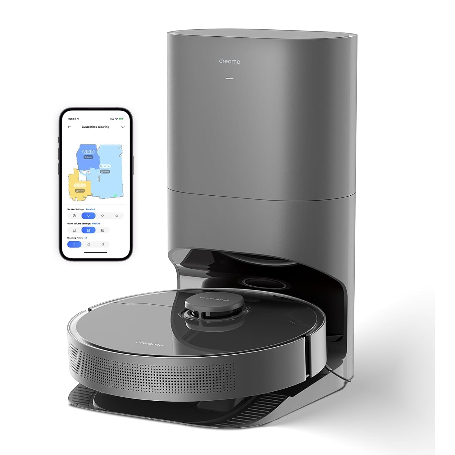 مکنیم., ربات خالی خودکار و موپ مکنیم DREAME DreameBot D10s Plus