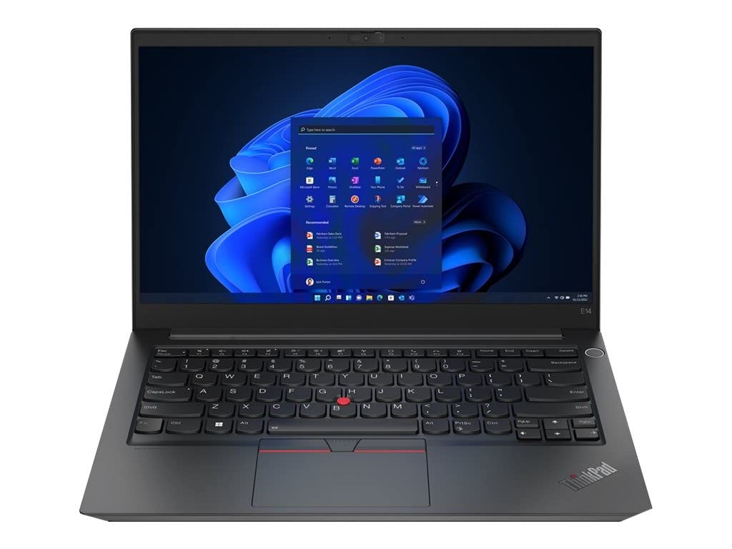 لپ تاپ نمایش‌گر FHD 14 اینچی Lenovo Thinkpad E14 Gen4، پردازنده Intel Core i5-1235U | رم 16 گیگابایت DDR4 | حافظه داخلی 1 ترابایت NVMe SSD | گرافیک NVIDIA Geforce MX550 2 گیگابایتی | Thunderbolt 4 | ویندوز 11 Pro (ارتقاء یافته)