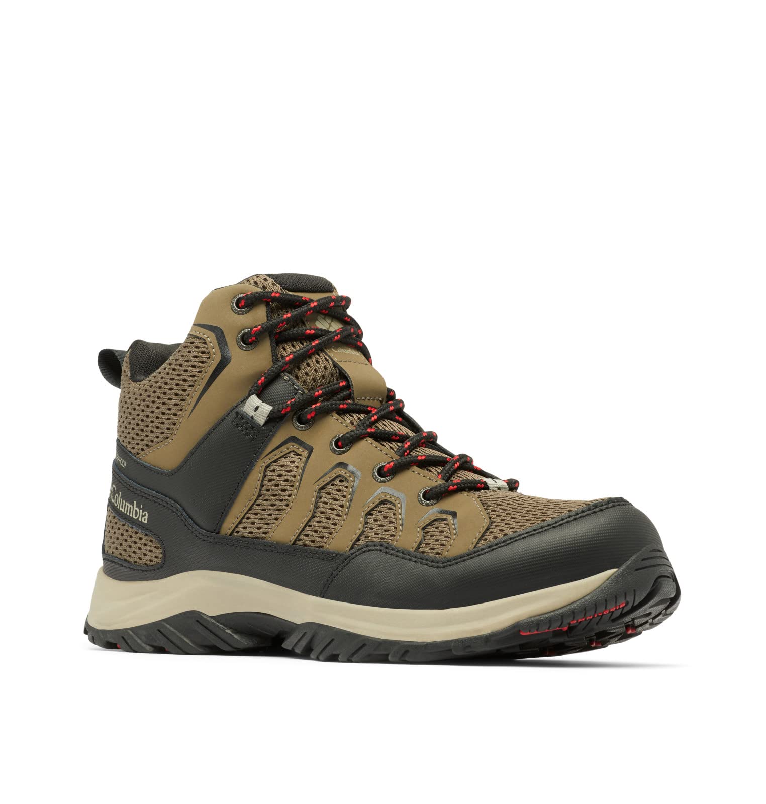 کفش گردنه گرمیده مردانه Columbia Granite Trail Mid Waterproof با سایز ۴۰.۵ اروپا رنگ خاکی/سیاه
