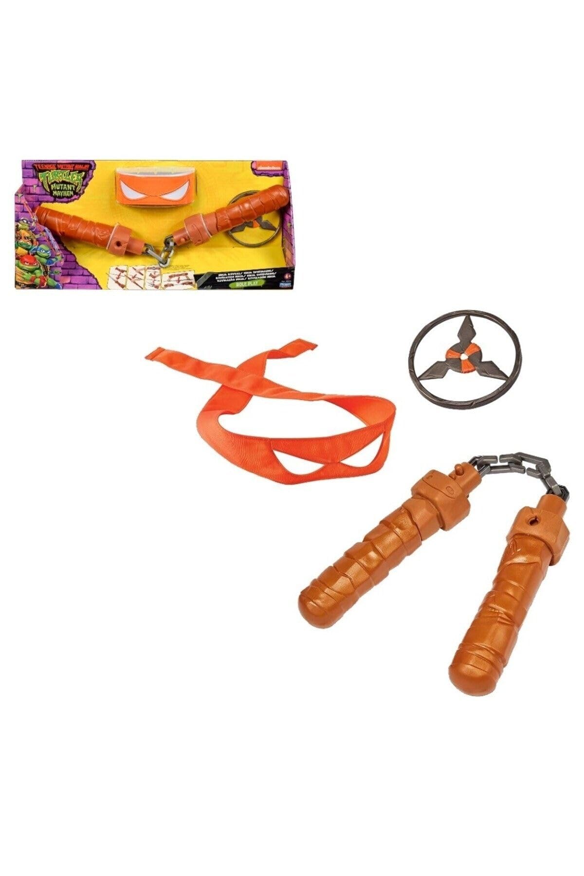 میشلانژلو مجموعه بازی نقش پایه بازی اسباب بازی‌های Mutant Mayhem توسط Playmates Toys