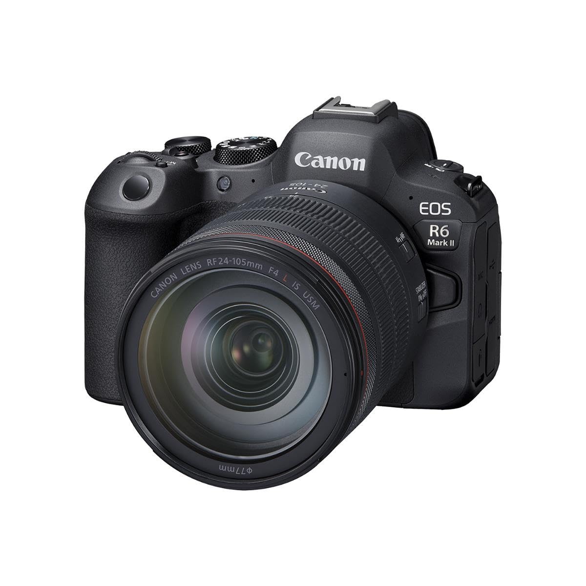 دوربین بی‌آینه کانن EOS R6 Mark II با لنز RF 24-105mm F4L IS USM، کیت 24-105 USM.