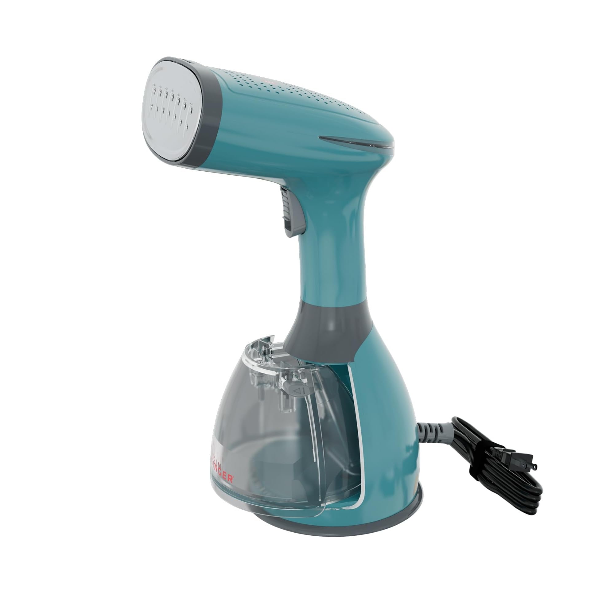بخاری لباس توپوش SINGER 1500W، آبی فیروزه‌ای، زمان گرم شدن 20 ثانیه، عملکرد بالا، عالی برای سفر، لوازم جانبی درجه‌الِمثل