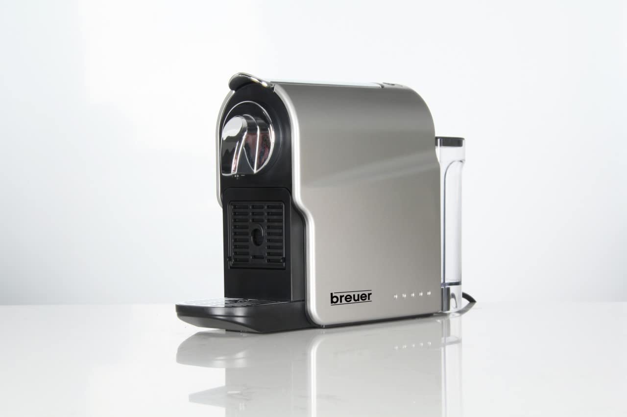 ماشین قهوه ساز سازگار با کپسول Nespresso Breuer - نقره ای