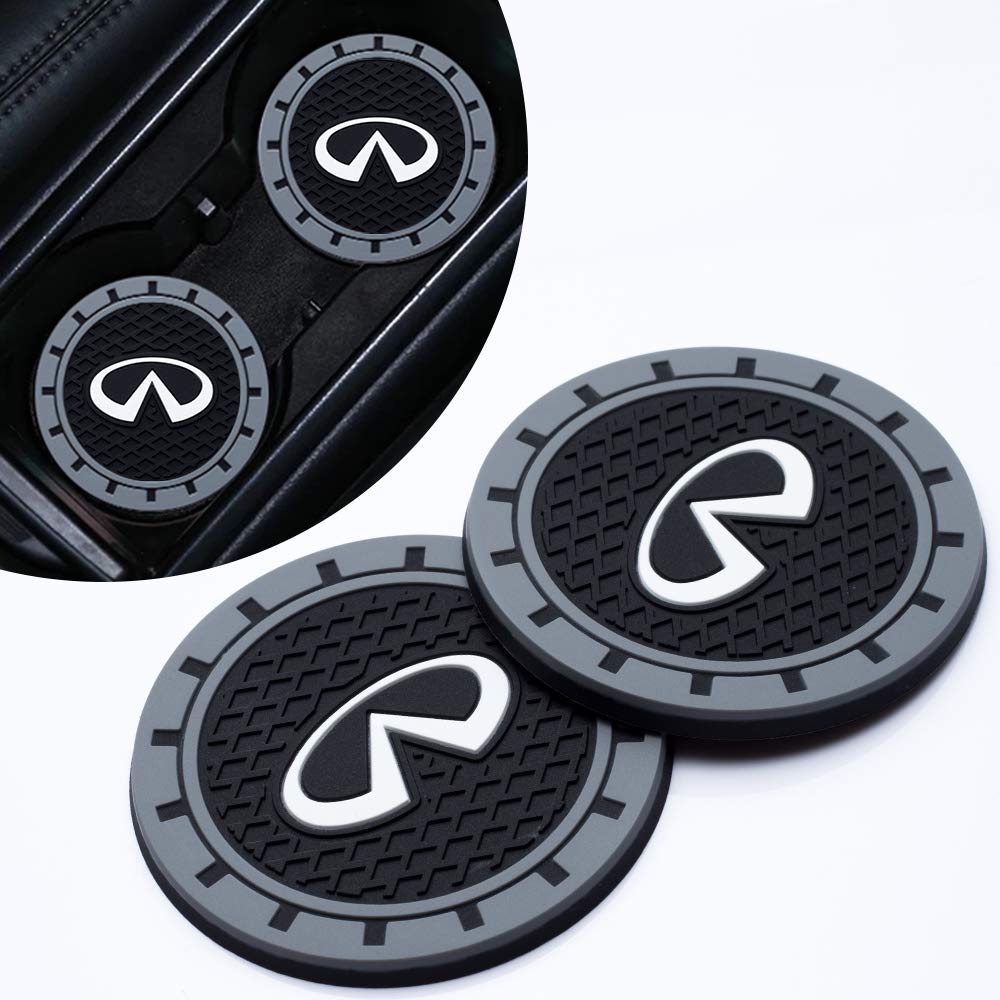 لوازم جانبی خودروی DILOFEEB Car Cup Holder Coaster، وسایل داخلی اتومبیل ، مدل ۱ سیریز ، ۲ سیاه با ضد لغزش
