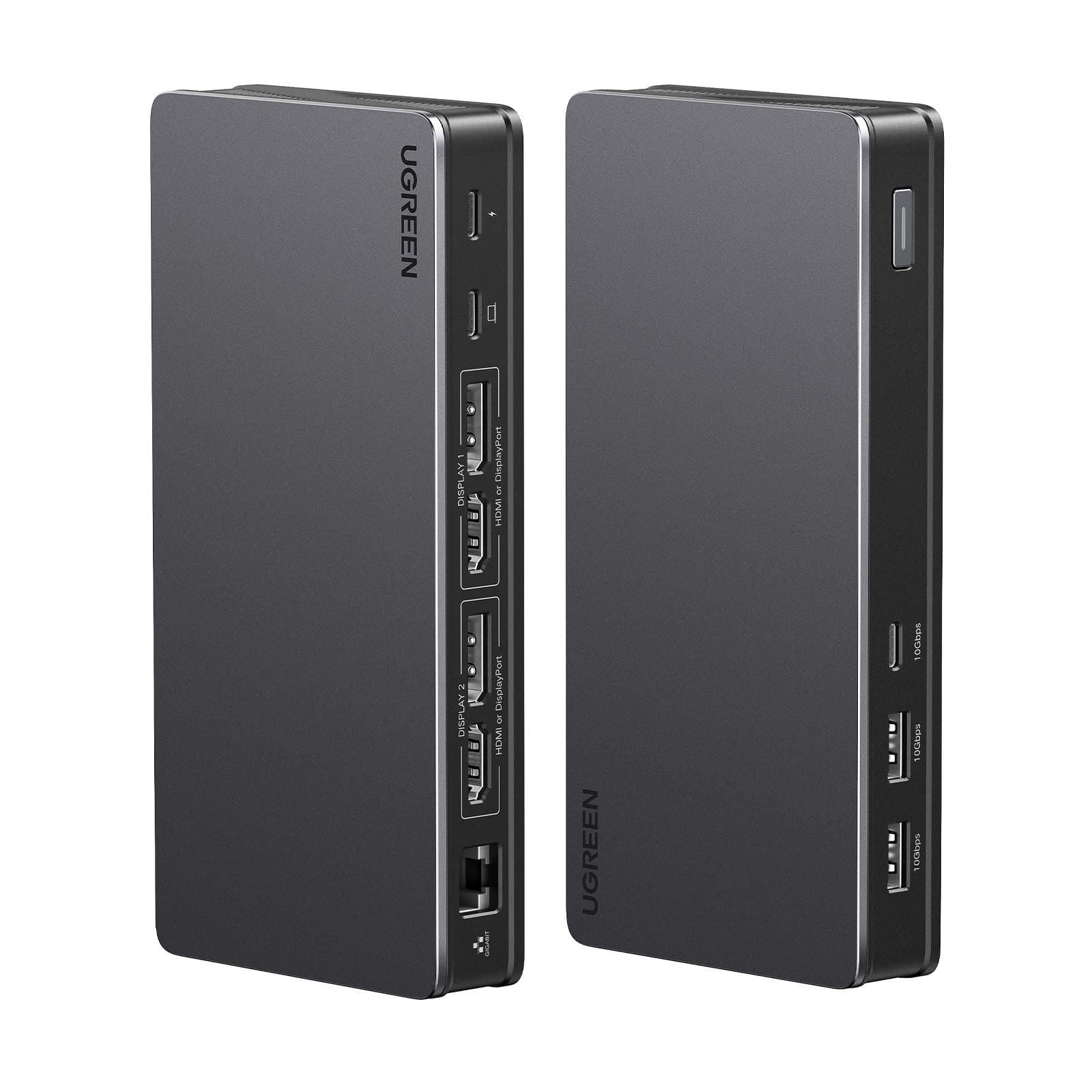 اسیاب قدرتمند UGREEN Revodock Pro 209 USB C Docking Station 9-in-1، هاب Type C با Dual HDMI 4K@60hz، پورت های Data 10Gbps، شارژ 100W PD، Ethernet Gigabit برای MacBook MacOS، Windows