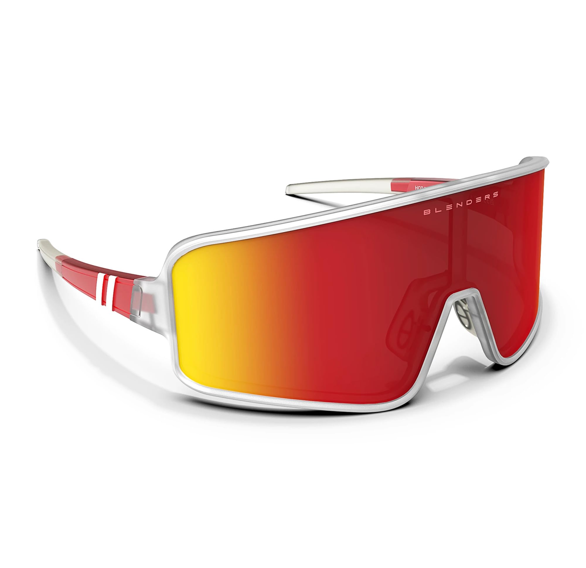 عینک آفتابی پلاریزه Blenders Eyewear Eclipse - عدسی Wrap-Around - حفاظت UV 100% - برای مردان و زنان Hot Rageous