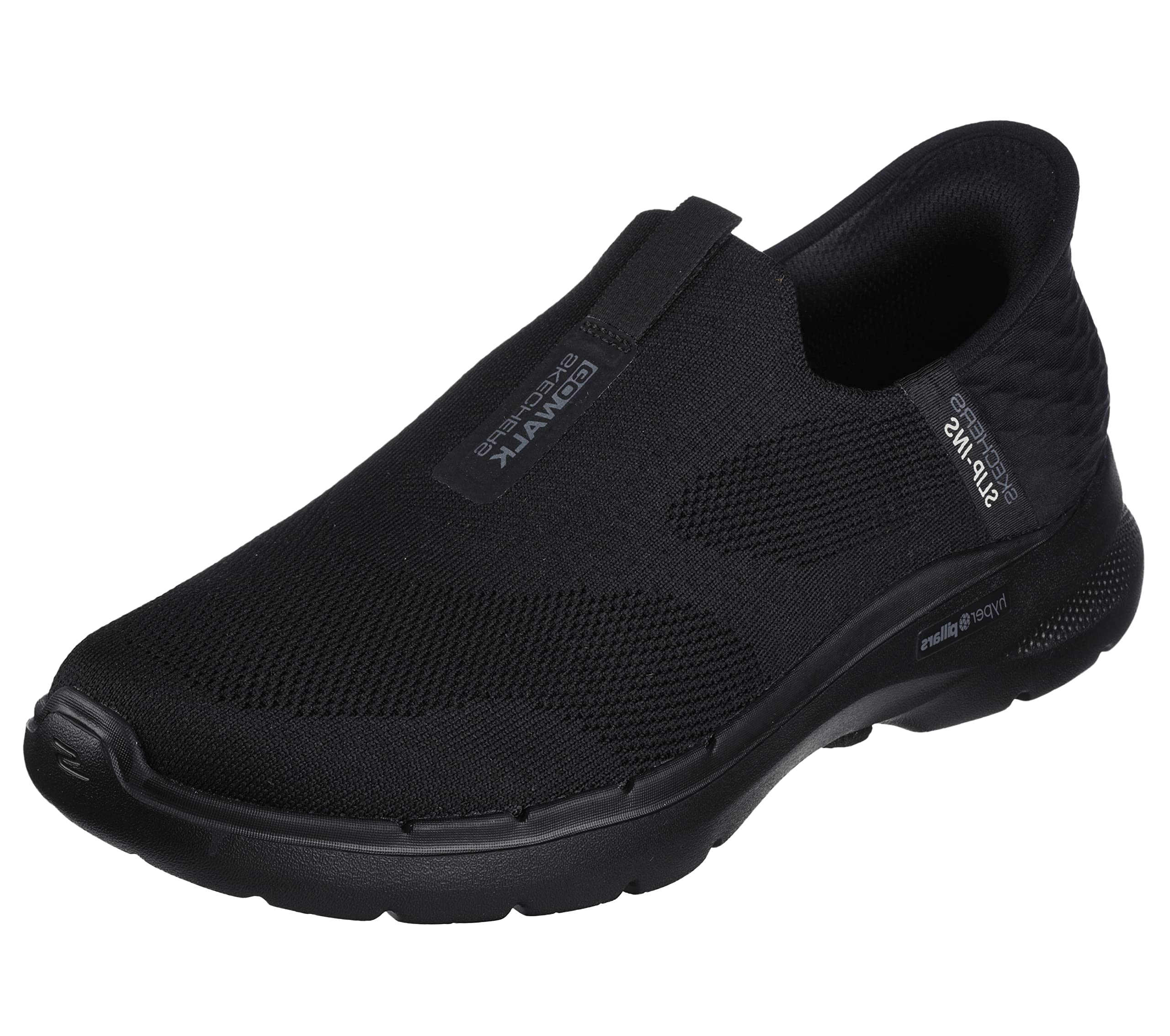 کفش مردانه اسکچرز Go Walk 6 - بدون دست بسته کردن آسان بلعکس مدل ۴۴ اروپا، رنگ مشکی