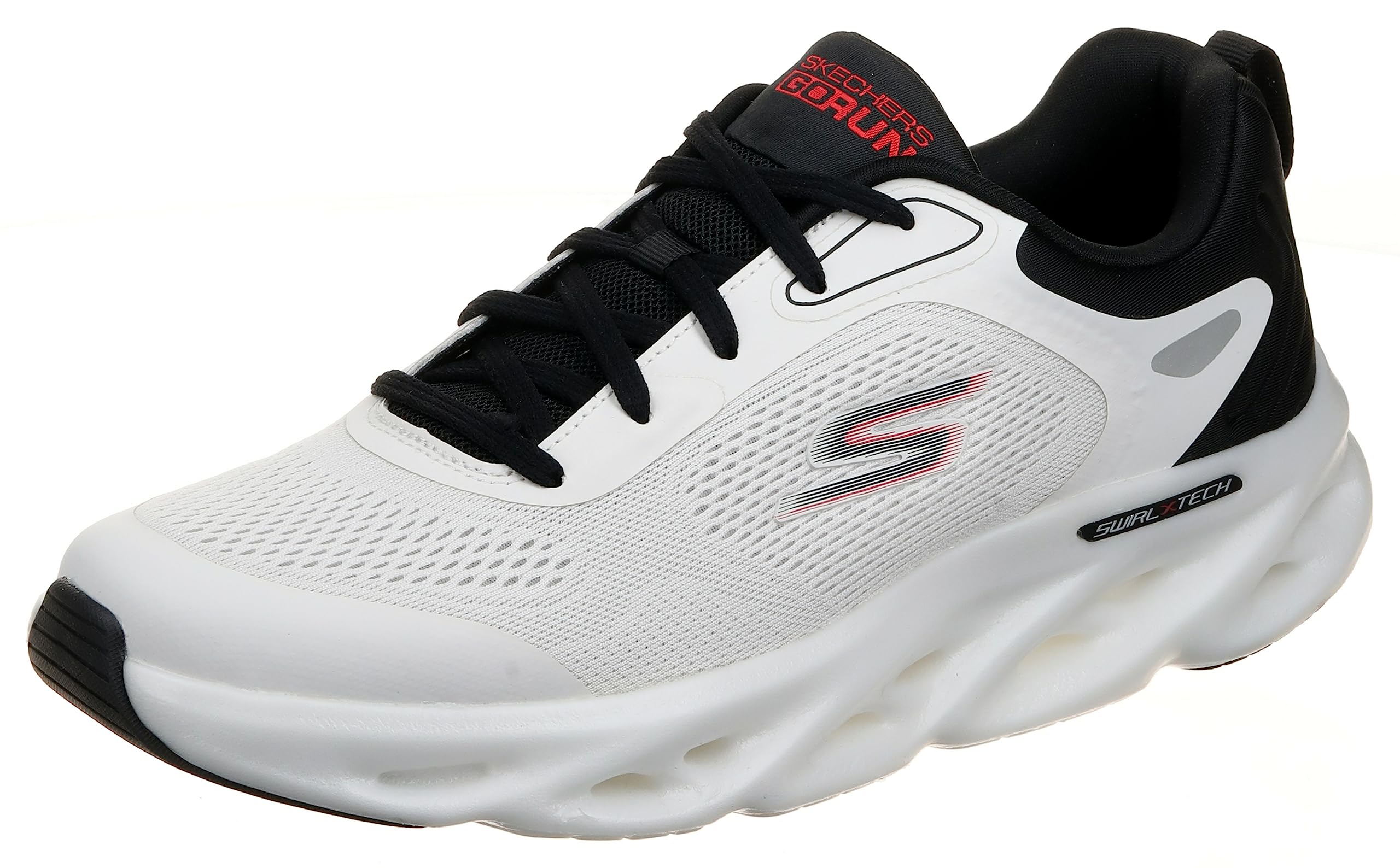 کفش مردانه Skechers GO RUN SWIRL TECH SPEED، سایز 43 (EU)، رنگ گندمی/مشکی