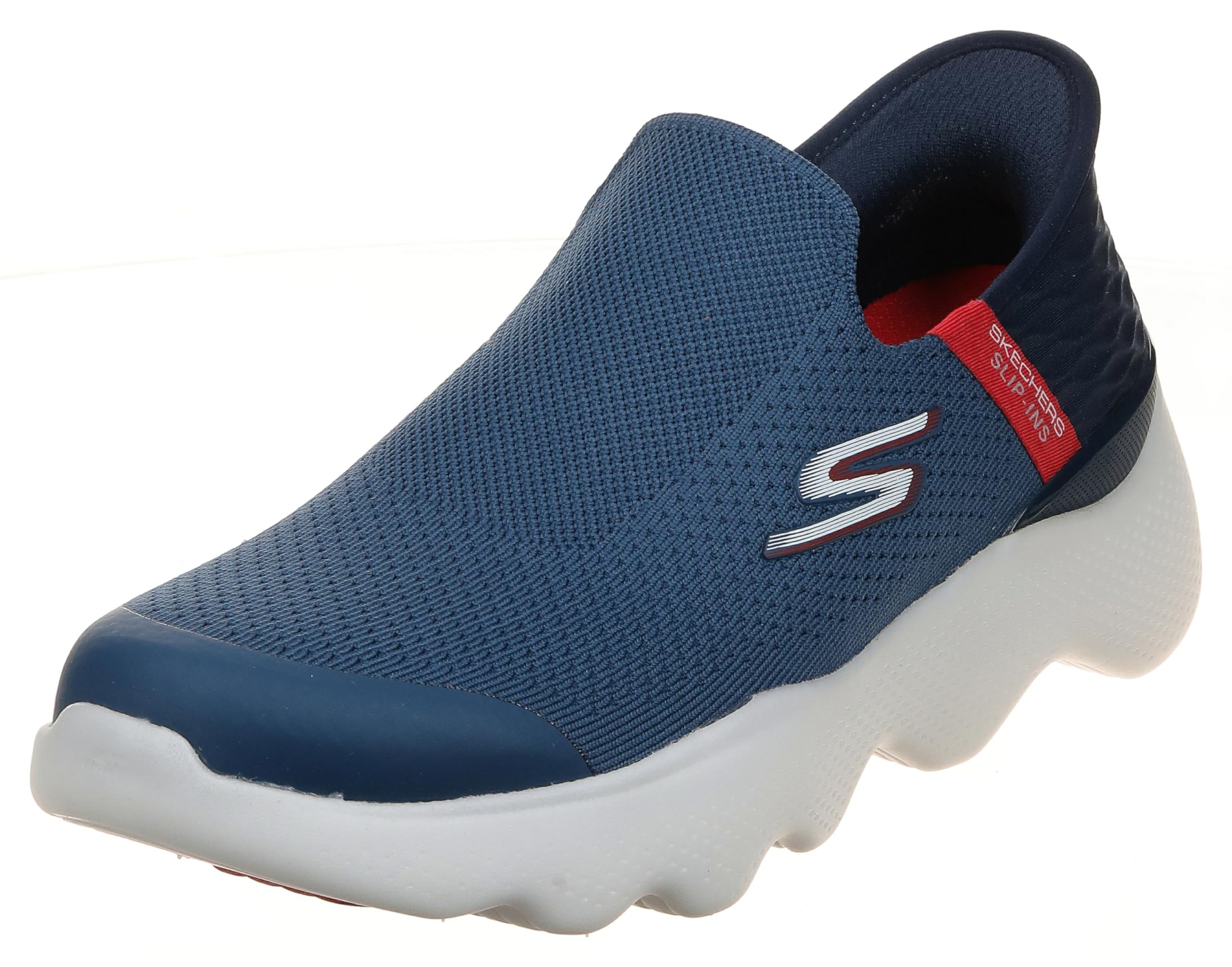 کفش پیاده‌روی مردانه Skechers GO WALK MASSAGE FIT، سایز 43 (EU)، رنگ سرمه‌ای و قرمز