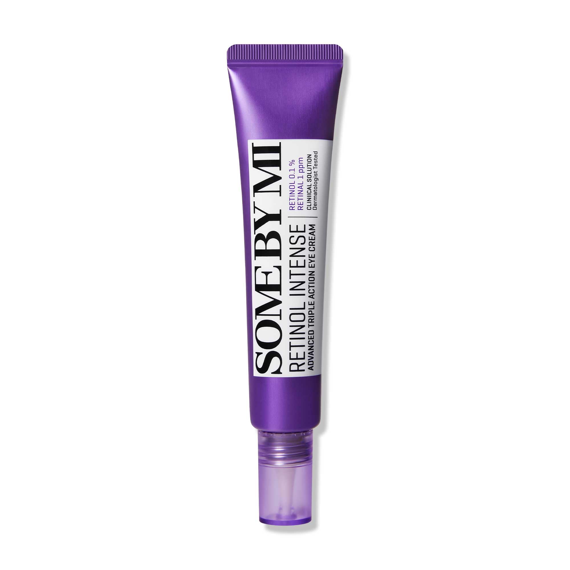 Some By Mi Retinol Intense Advanced Triple Action Eye Cream | ۳۰ میلی‌لیتر | کرم چشم ضد پیری کره ای ملایم شبانه | برای حلقه‌های تیره و خطوط ریز | ایده‌آل برای مبتدیان رتینول