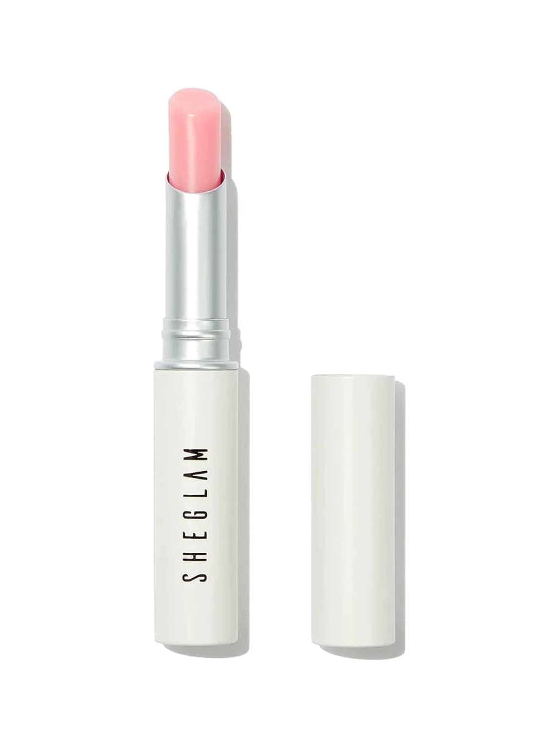 پوست لب‌های SHEGLAM Plushy - Glos طبیعی بازتاب دهنده، مرطوب کننده، تر، مراقبت از لب‌ها با روغن زیتون و كره شی باتر (صورتی)
