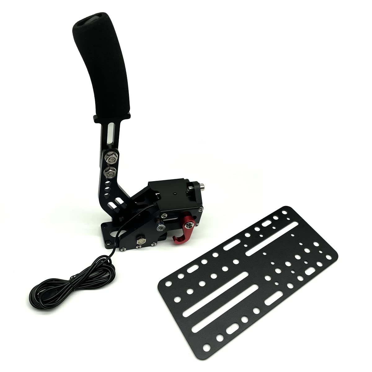 Universal Desk Mount Bracket Plate For USB Handbrake, SIM Racing Shifter Compatible with Logitech Driving Force Shifter, Thrustmaster TH8A Shifter & SIM Racing Games USB Handbrake