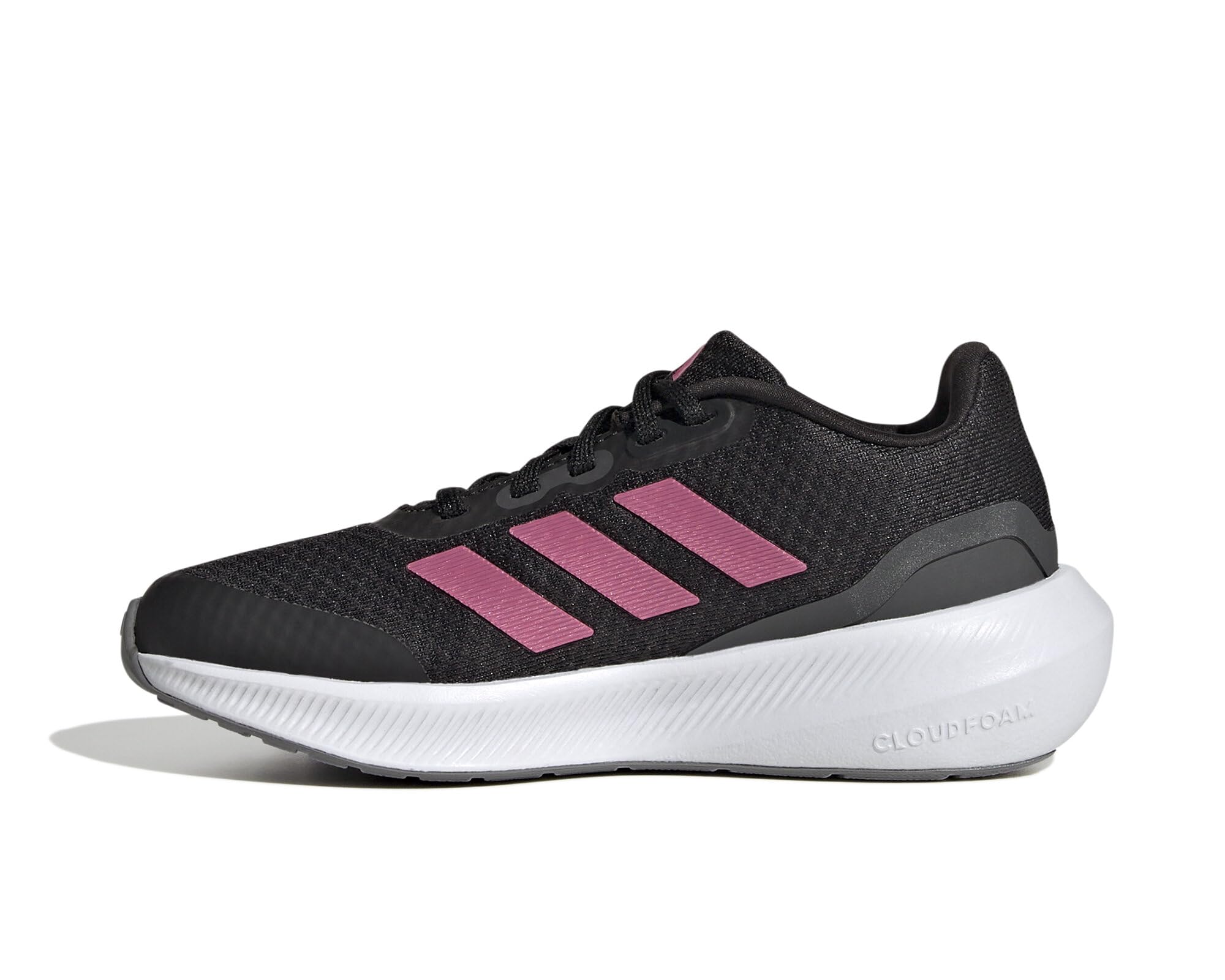 کفش adidas Runfalcon 3.0 K برای کودکان جنس نامشخص 36 اروپا با سایز بزرگ و رنگ‌های Cblack/ Pulmag/ Gresix است.