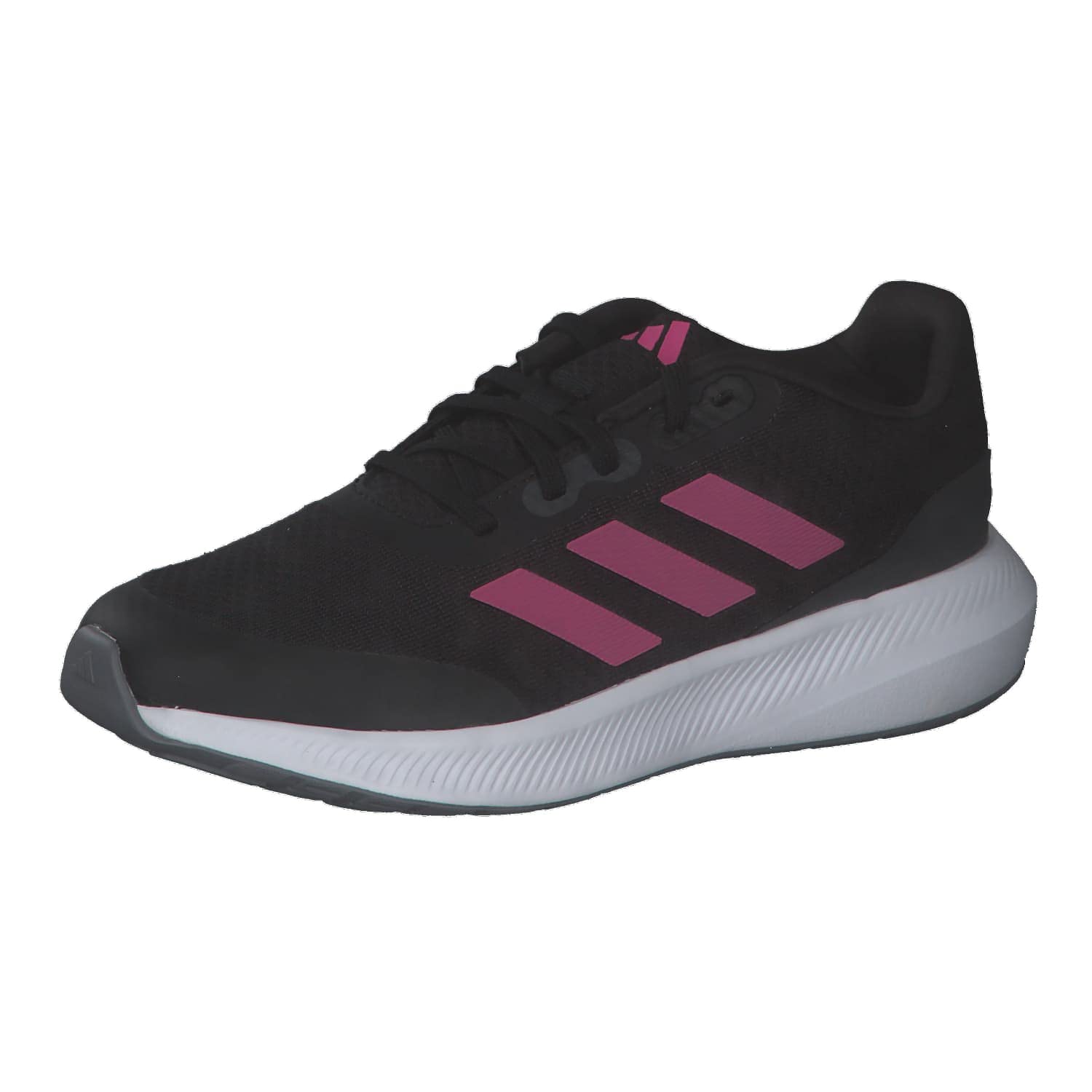 کفش دویدن adidas Runfalcon 3.0 برای کودکان نامشخص جنسیتی، رنگ سیاه/بنفش/خاکستری، سایز 37 1/3 اروپا