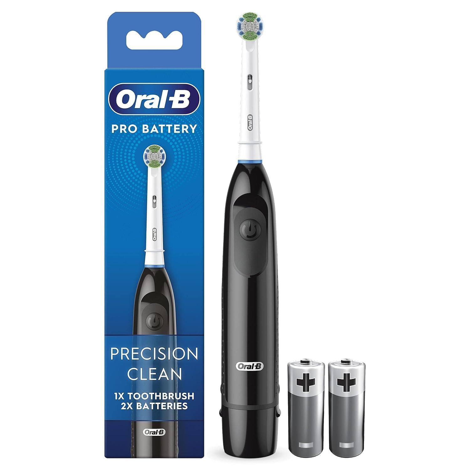 مسواک برقی شارژی Oral-B Pro، شامل ۲ باتری، ۱ عدد (بسته‌بندی ۱ عدد)
