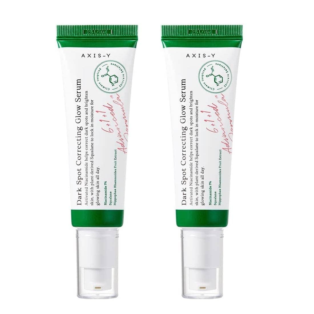 سرم درخشان کردن Dark Spot Correcting Glow 50 میلی لیتر / 1.69 اونس | محصولات مراقبت از پوست کره ای | سرم روشن کننده، درمان لکه های تیره، درمان هیپرپیگمانتیشن (بسته 2 عدد) 50 میلی لیتر (بسته 2 عدد)