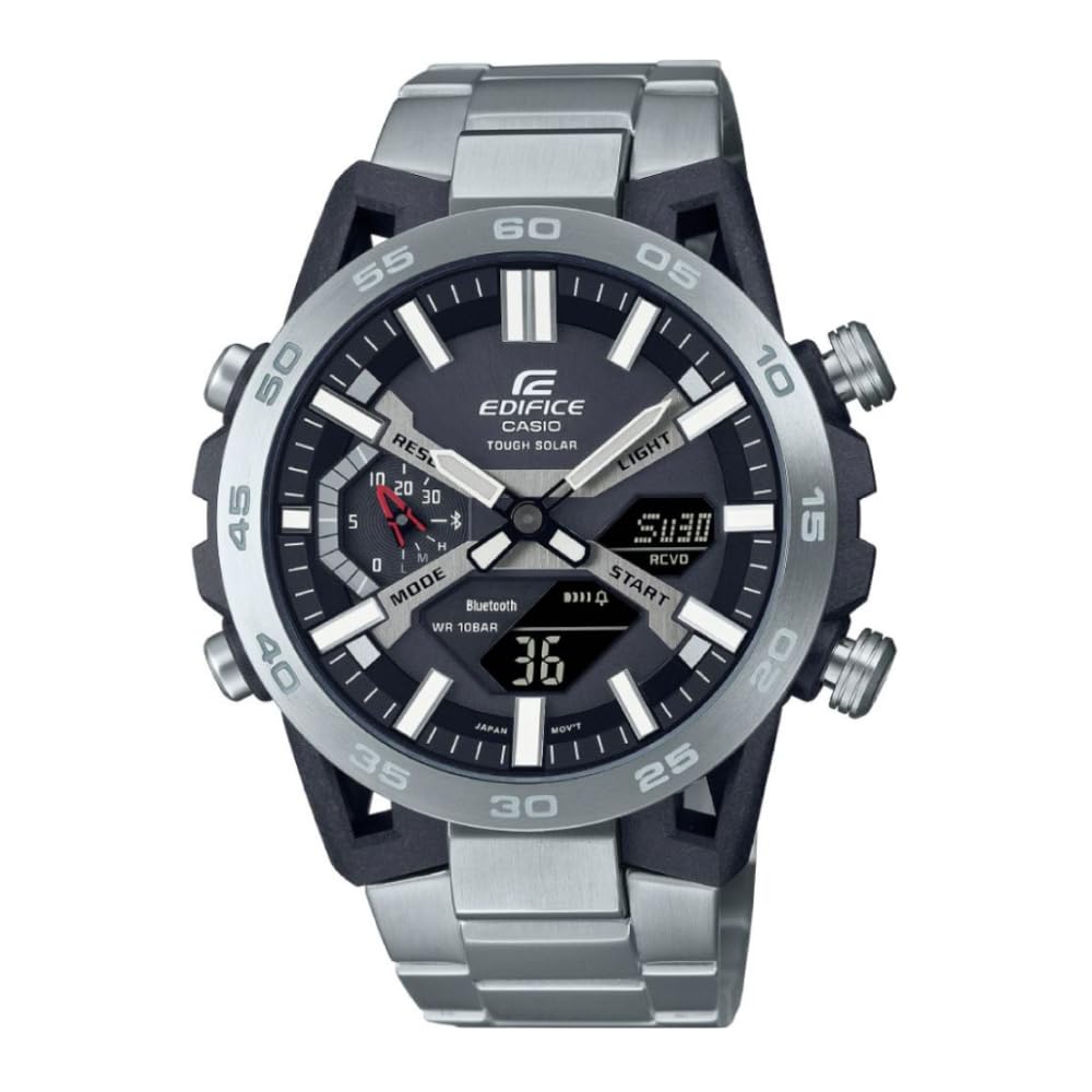 مردانه ساعت Casio Edifice نقره ای / سیاه