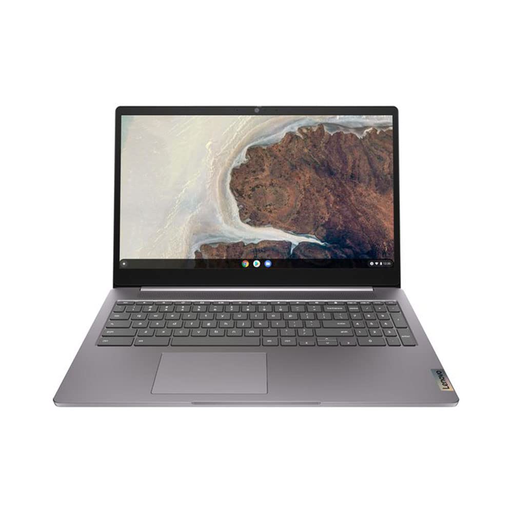 لنوو (تجدید نظر شده) آیدیاپد 3i 15.6 اینچ FHD کروم‌بوک - اینتل پنتیوم N6000 1.1 گیگاهرتز 4 گیگابایت رم، 128 گیگابایت eMMC کروم او‌اس، خاکستری - RFB-82N4000LUK