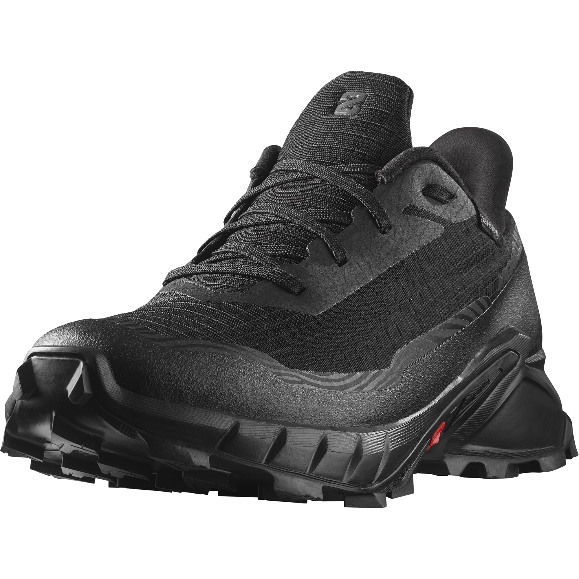 SALOMON Alphacross 5 Gore-Tex کفش پیاده‌روی زنانه سایز اروپا ۴۰ و دو سوم، رنگ‌ها: مشکی، مشکی ابونی