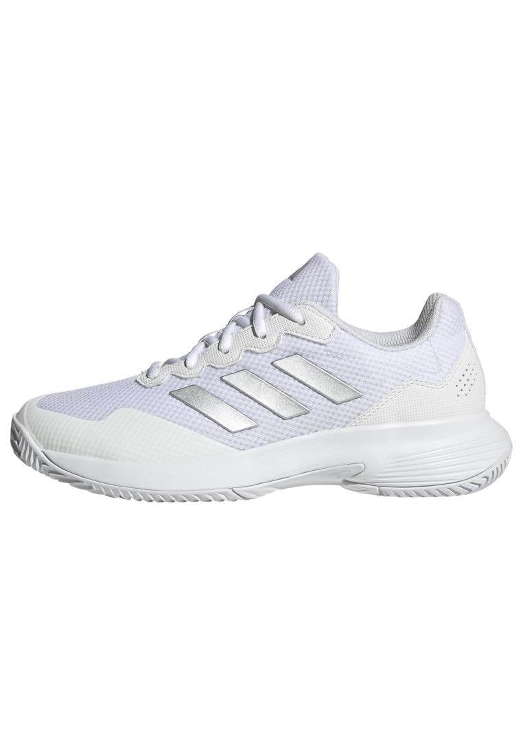 کفش تنیس adidas Gamecourt 2.0، کفش زنانه 40 اوروپا Ftwwht/Silvmt/Ftwwht
