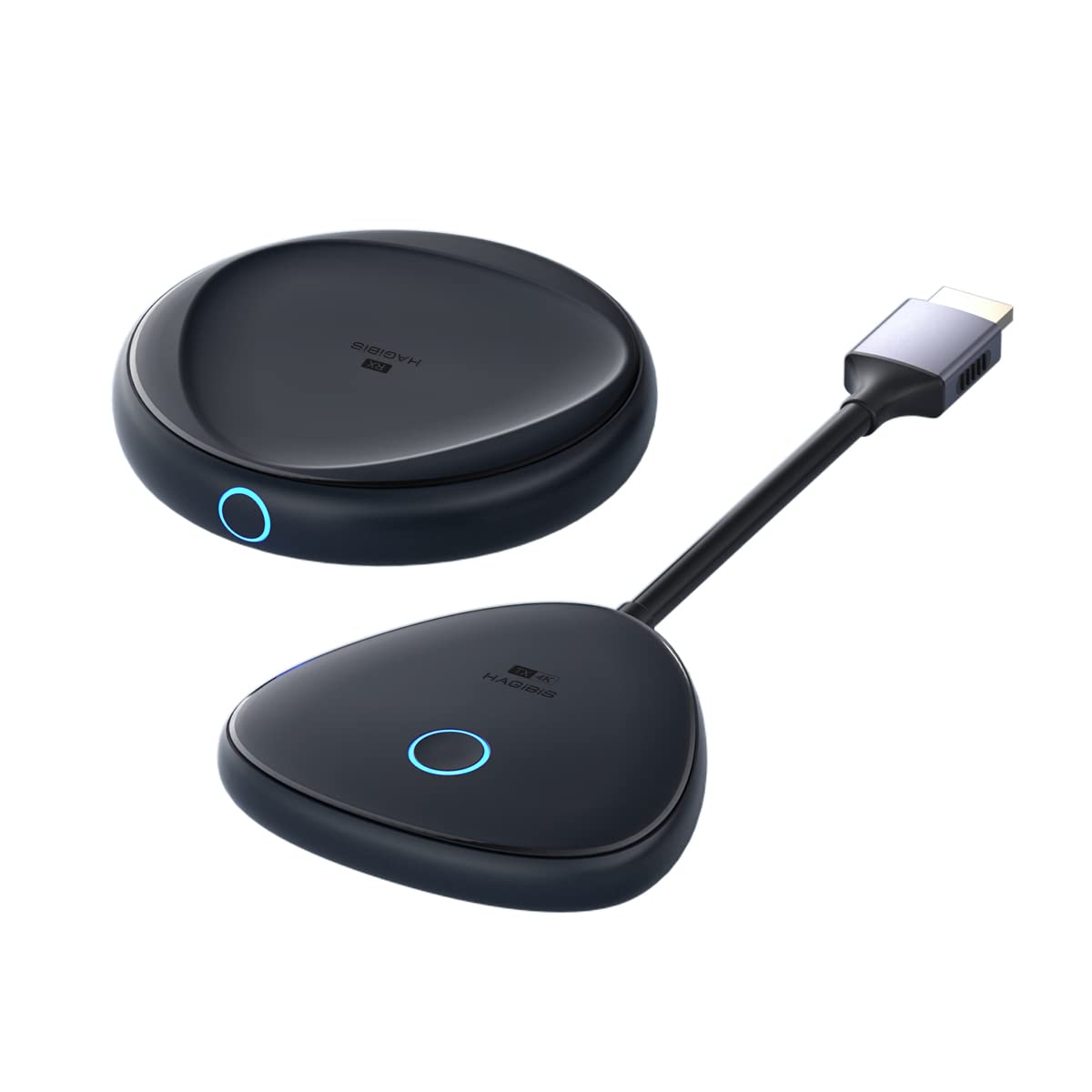کیت فرستنده و گیرنده بی‌سیم HDMI Hagibis 4K، کیت تقویت کننده HDMI بی‌سیم 2.4/5 گیگاهرتز برای مانیتور، پروژکتور، تلویزیون هوشمند، 165 فوت/50 متر، آداپتور HDMI برای لپتاپ، کامپیوتر شخصی، دوربین، پلی‌استیشن 4/5، ایکس‌باکس، استریمینگ (HDMI 4K)