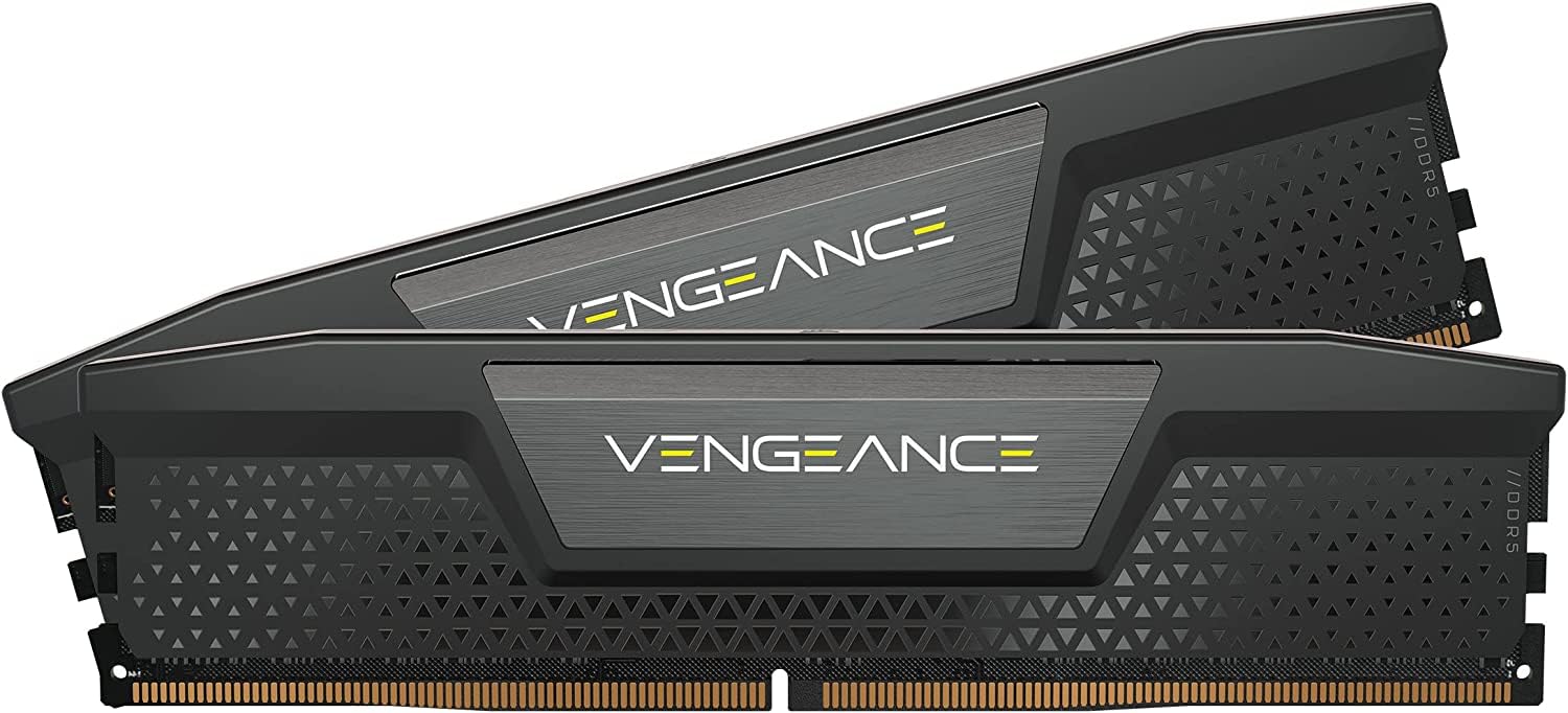 CORSAIR VENGEANCE DDR5 2 32GB (2 x 16GB) DDR5 6400 CL32-40-40-84 1.40V Intel XMP Memory - BLACK 6400 MHz 32GB (2x16GB) Black