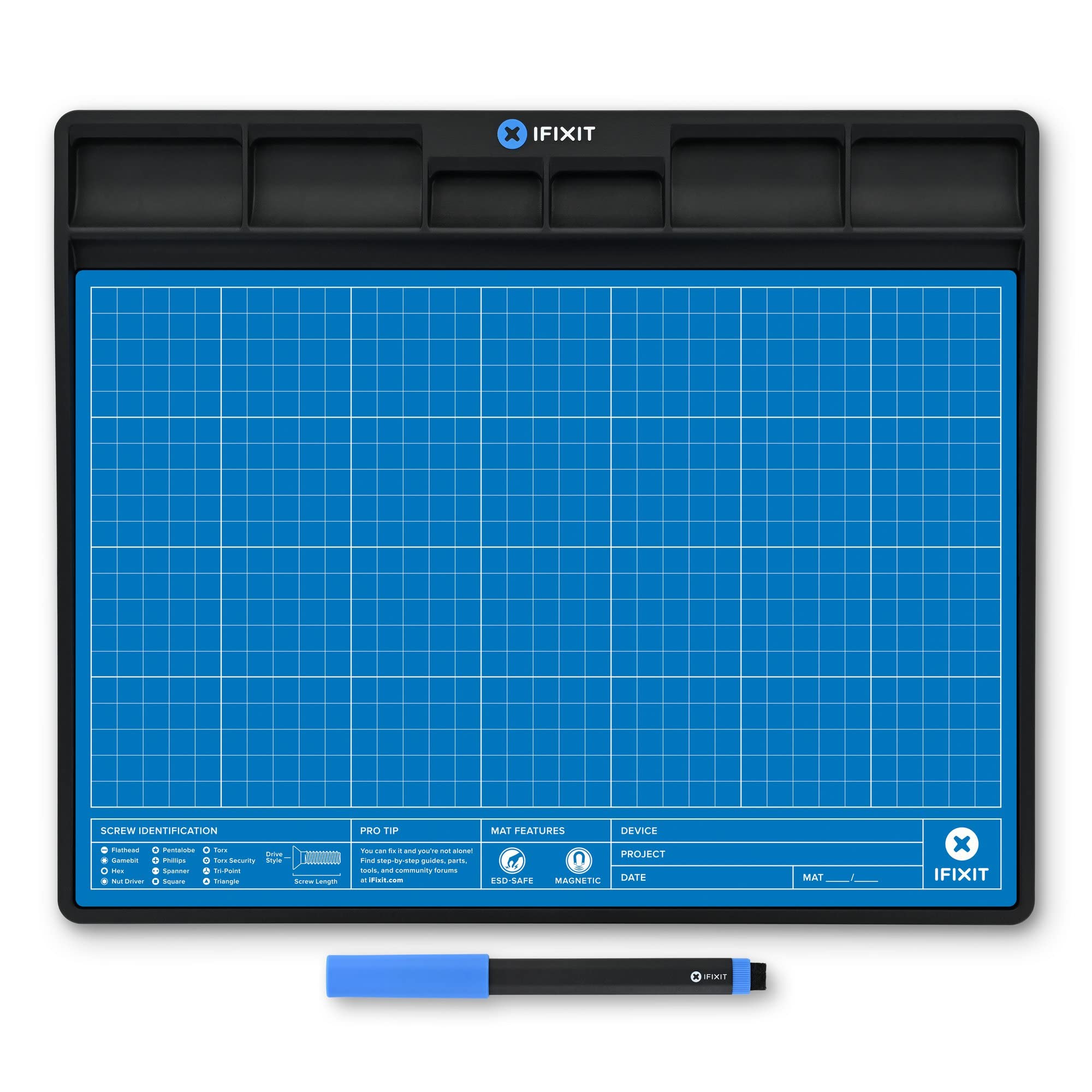 iFixit FixMat - سازمان‌دهنده‌ی مهمانه و قطعات تعمیرات الکترونیکی مغناطیسی
