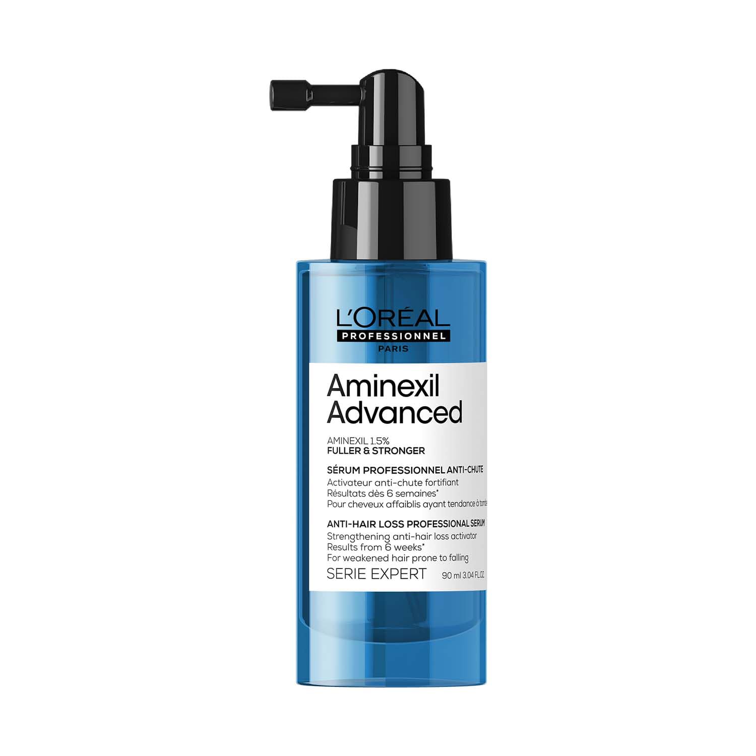 سرم فعال‌کننده ضد ریزش مو و تقویت‌کننده پیشرفته Aminexil از L’Oréal Professionnel | برای موهای ضعیف و تمایل به ریزش | حاوی 1.5% آمینکسیل | مناسب موهای مستعد به ریزش | فرمول EXPERT سری | حجم 90 میلی‌لیتر