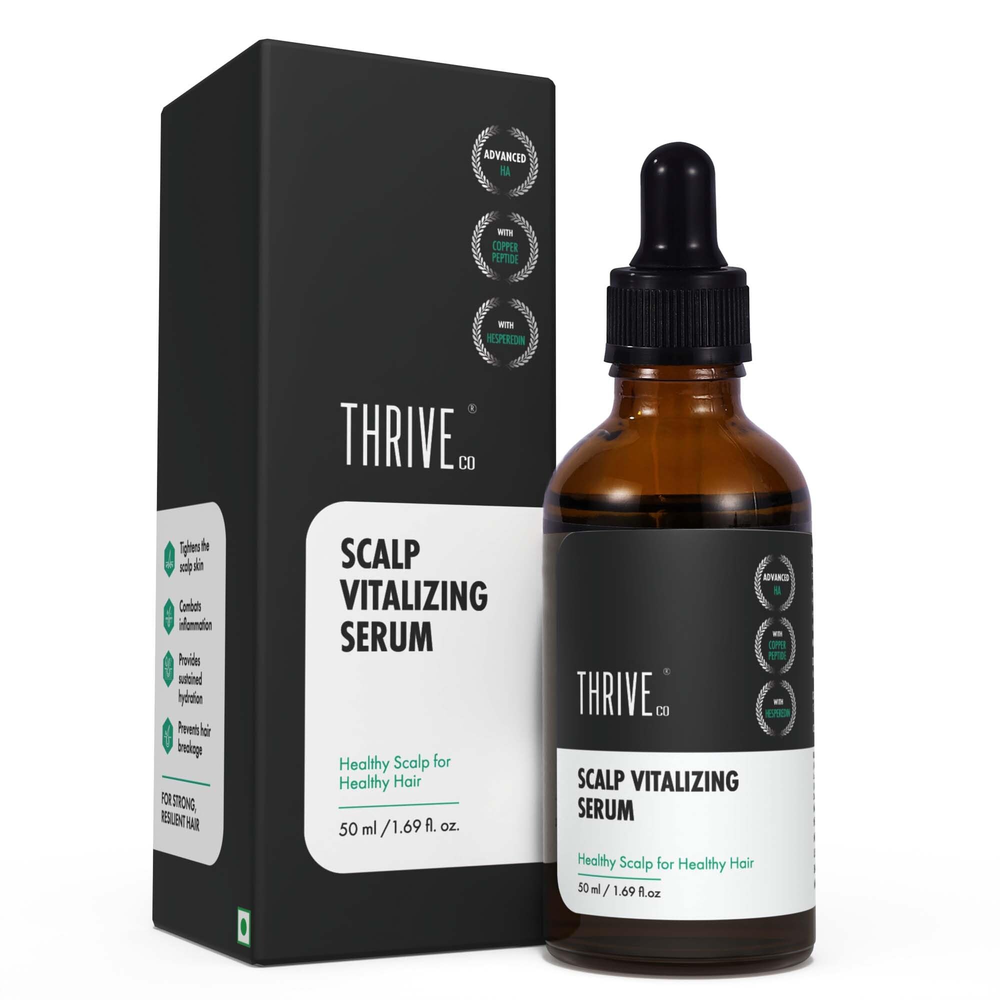 سرم تقویت‌کننده پیروکسیلین ThriveCo، برای مشکلات مربوط به پوست سر مانند خشکی، جیره و خارش، پوست سر تمیز فراهم می‌کند و رشد مو را ترویج می‌دهد 50 میلی‌لیتر شفاف