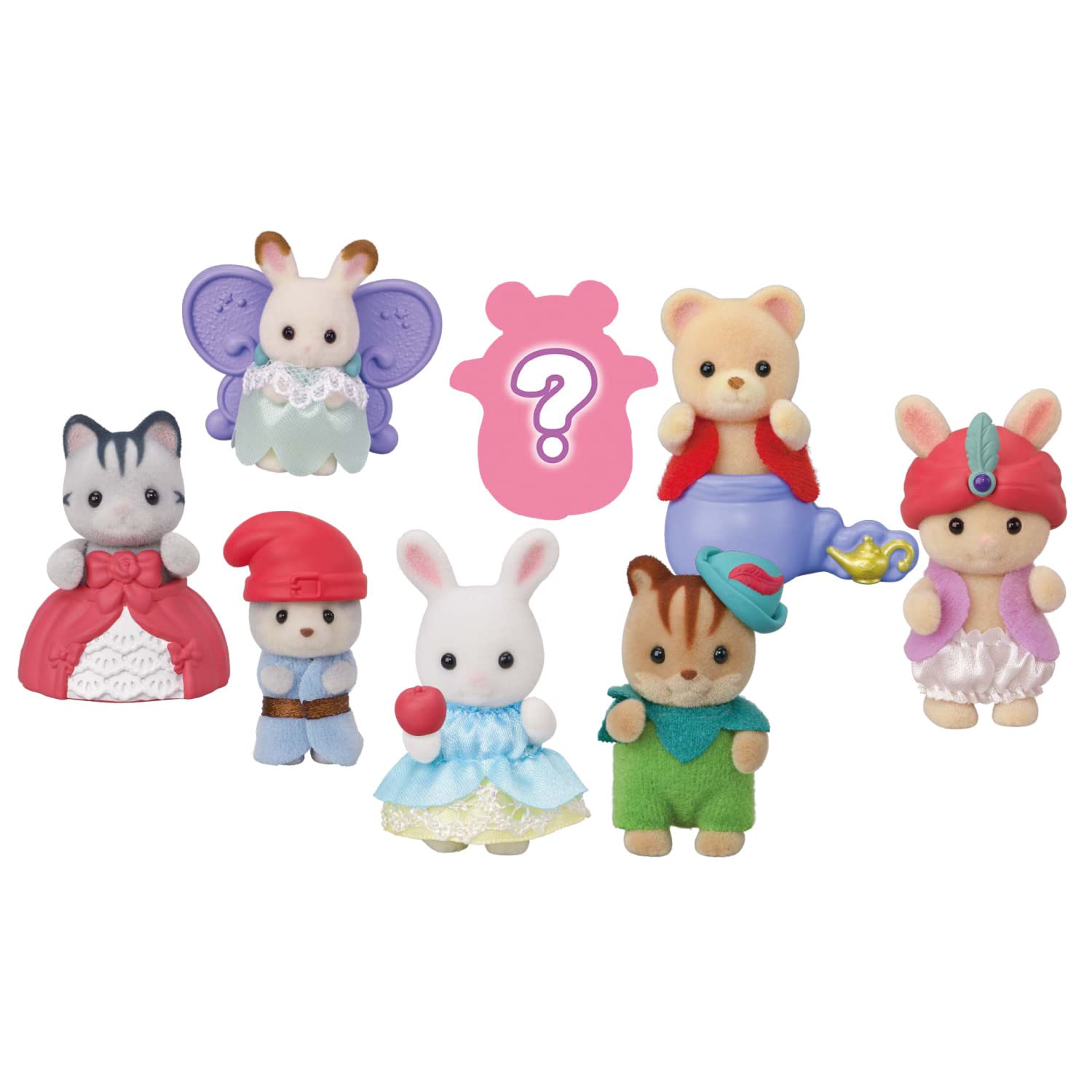 کیسه‌های ناشناخته Calico Critters بچه‌های مجموعه حکایت‌های جادویی بچگانه
