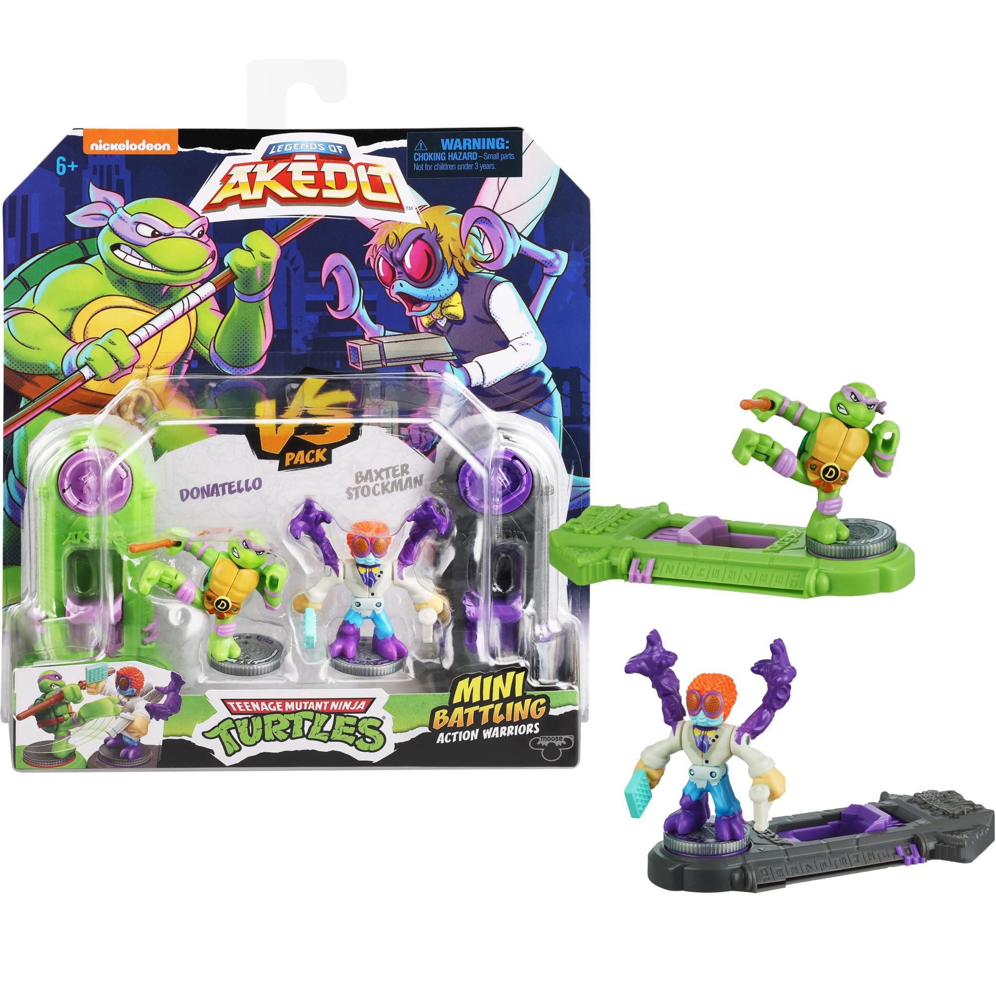 Akedo TMNT فصل 1 مبارزه‌ی Pk دوناتلو علیه باکستر استاکمن