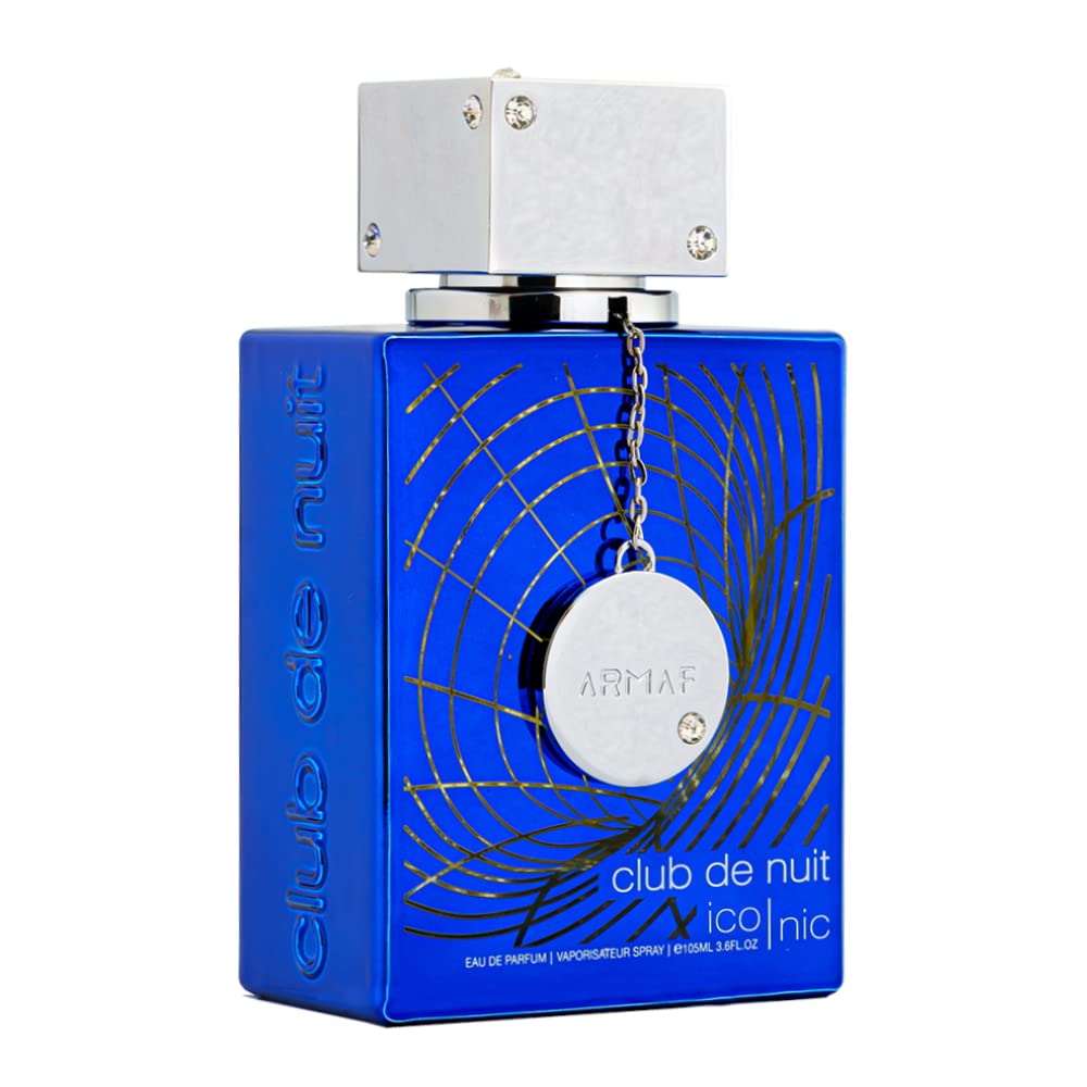 عطر Armaf Club De Nuit Iconic Eau De Parfum مخصوص مردان 105 میلی‌لیتر آبی، عطرها برای مردان، عطر برای او