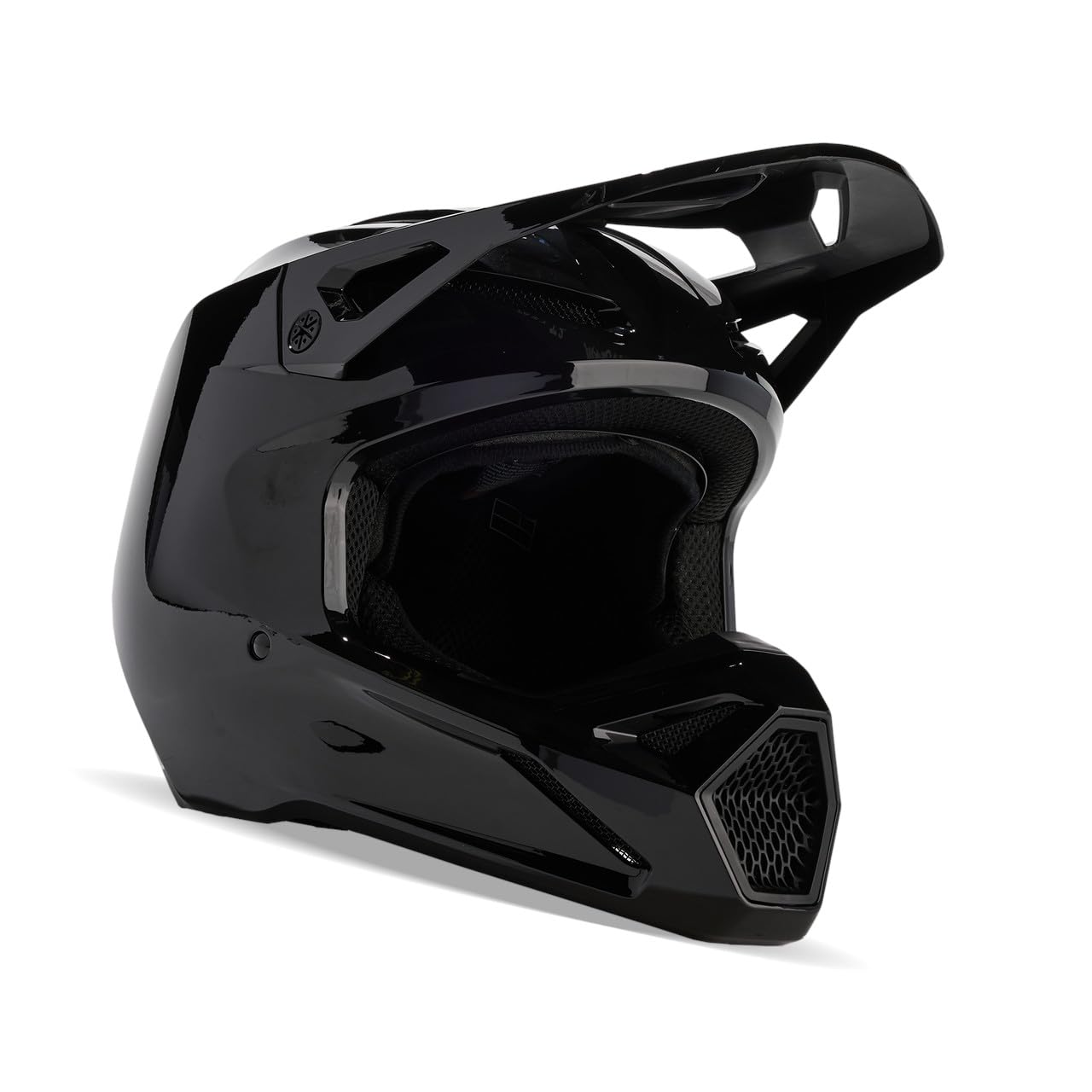 Fox Racing Unisex V1 Motocross Dirt Bike Helmet Black XS