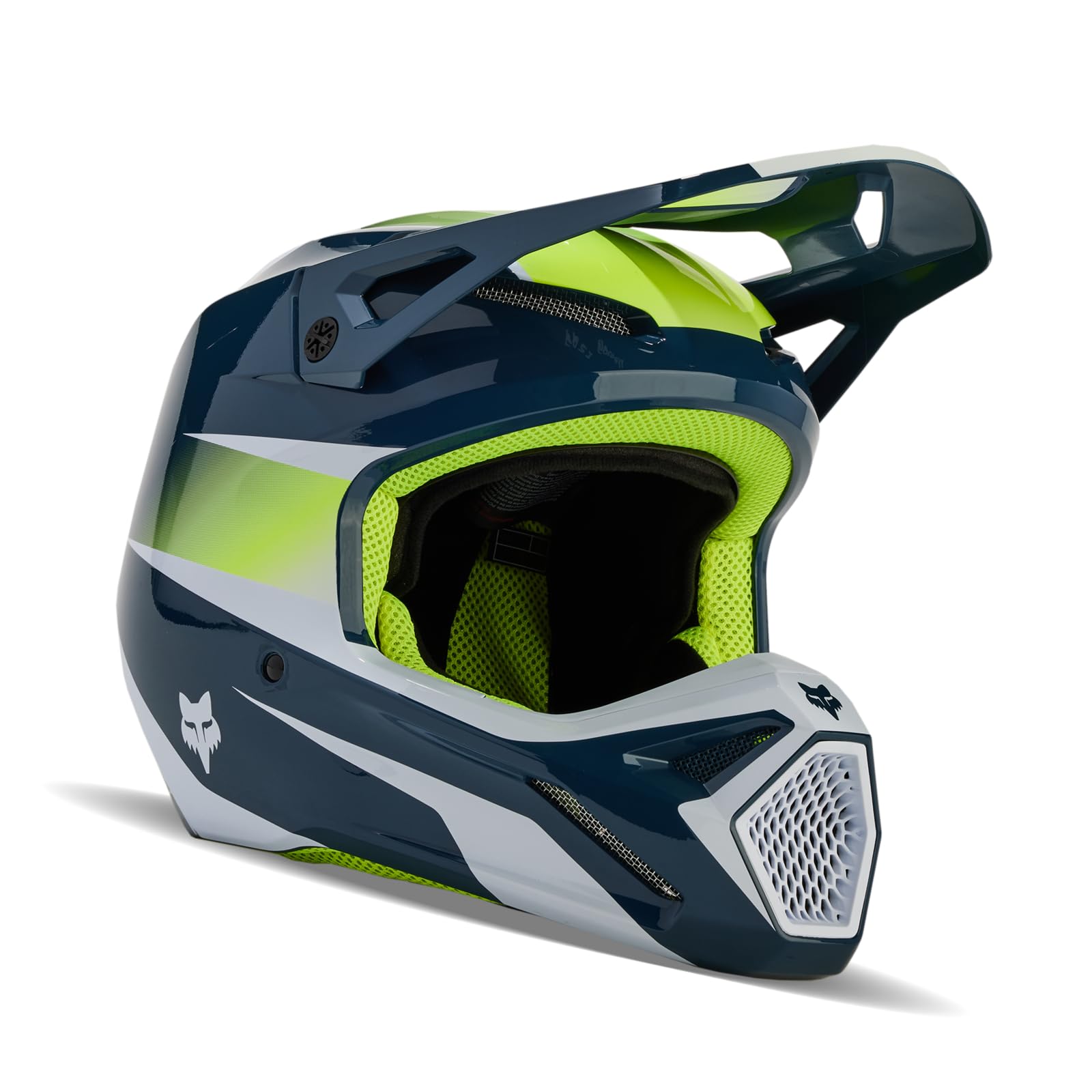 کلاه موتورسیکلت کودکان Fox Racing V1 مدل Motocross رنگ Dark Indigo اندازه M