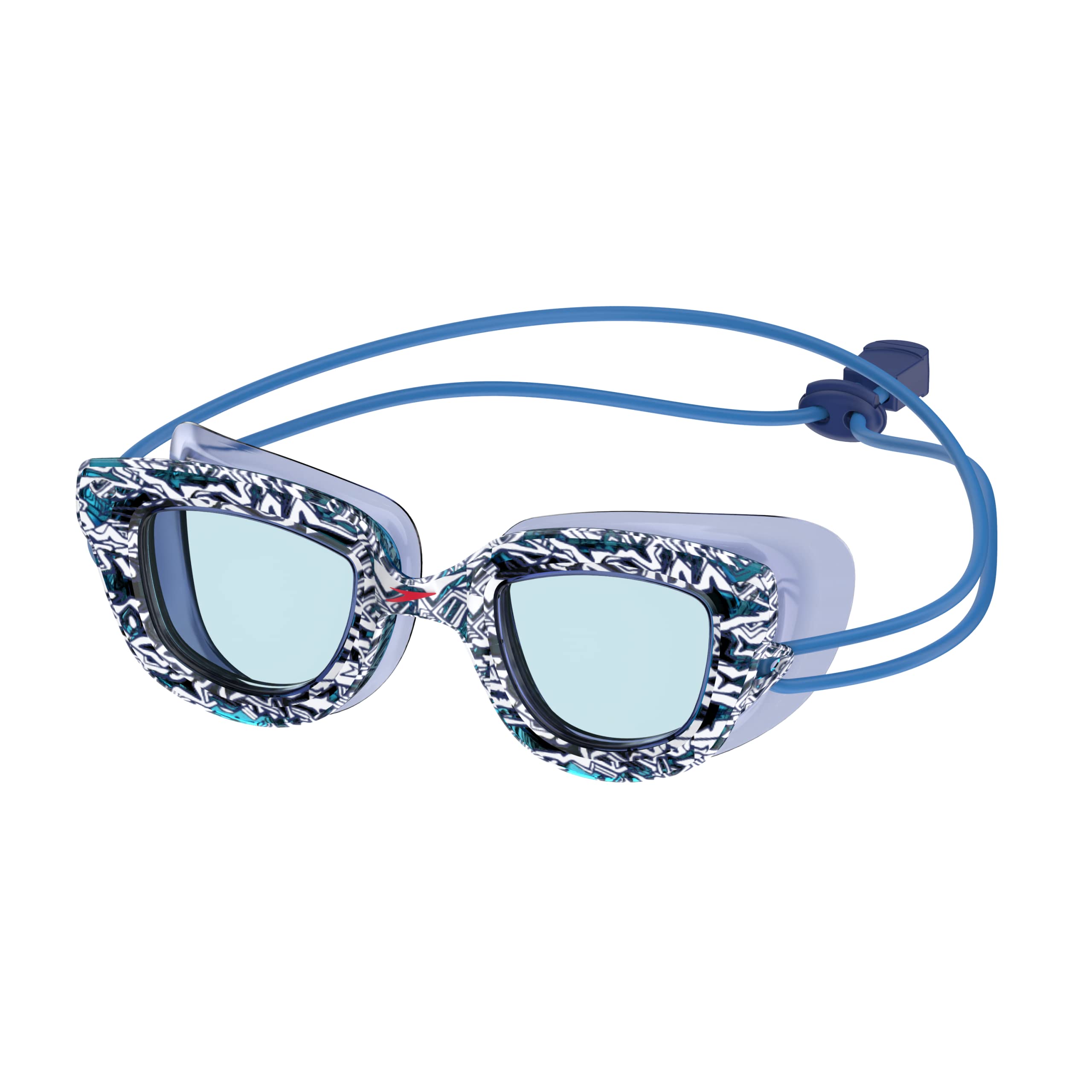 Speedo Unisex-Child Swim Goggles Sunny G Ages 3-8, Bluey Shark Chalk/Celeste