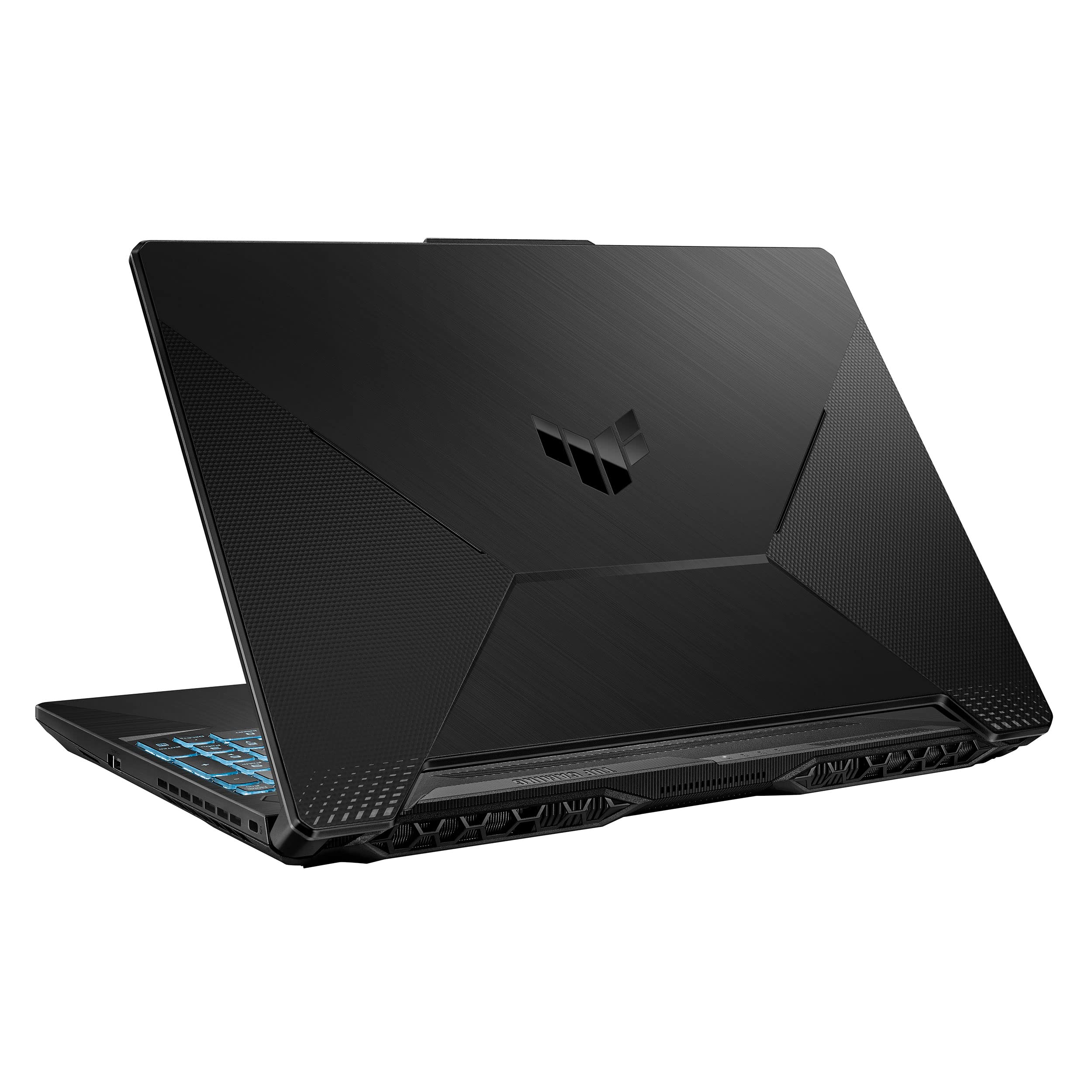 لپ تاپ گیمینگ ASUS TUF Gaming F15 FX506HC-HN111W (مشکی گرافیتی)، پردازنده I5-11400H، حافظه 8 گیگابایت، حافظه داخلی 512 گیگابایت SSD، کارت گرافیک NV RTX3050، ویندوز ۱۱ HOME، صفحه نمایش ۱۵.۶ اینچی با کیفیت تصویر Full HD 1920X1080 و نسبت ۱۶:۹ و فرکانس ۱۴۴Hz، وب‌کم HD، صفحه کلید با نور پس‌زمینه و انگلیسی-عربی.