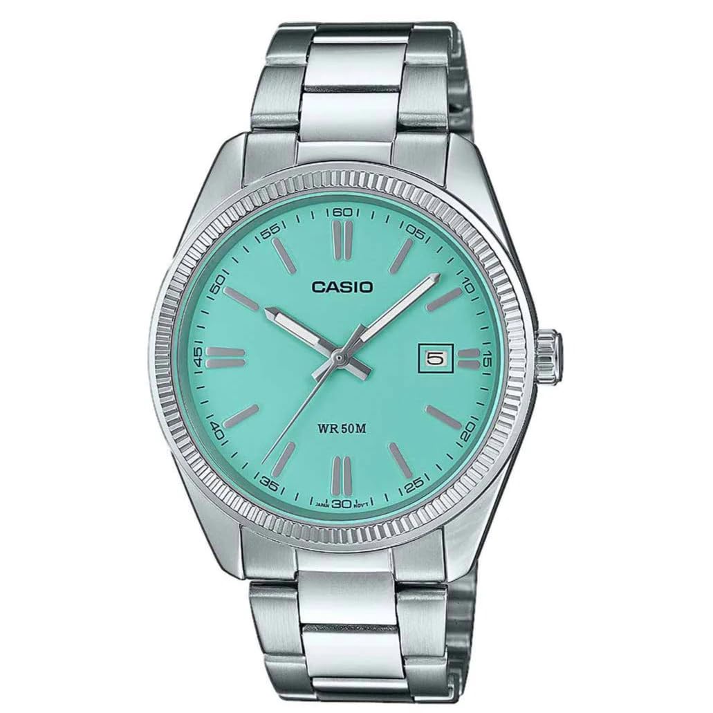مترجم., ساعت دستی مردانه Casio MTP-1302PD-3AVEF - فلز - نقره‌ای - 38.50 میلی‌متر